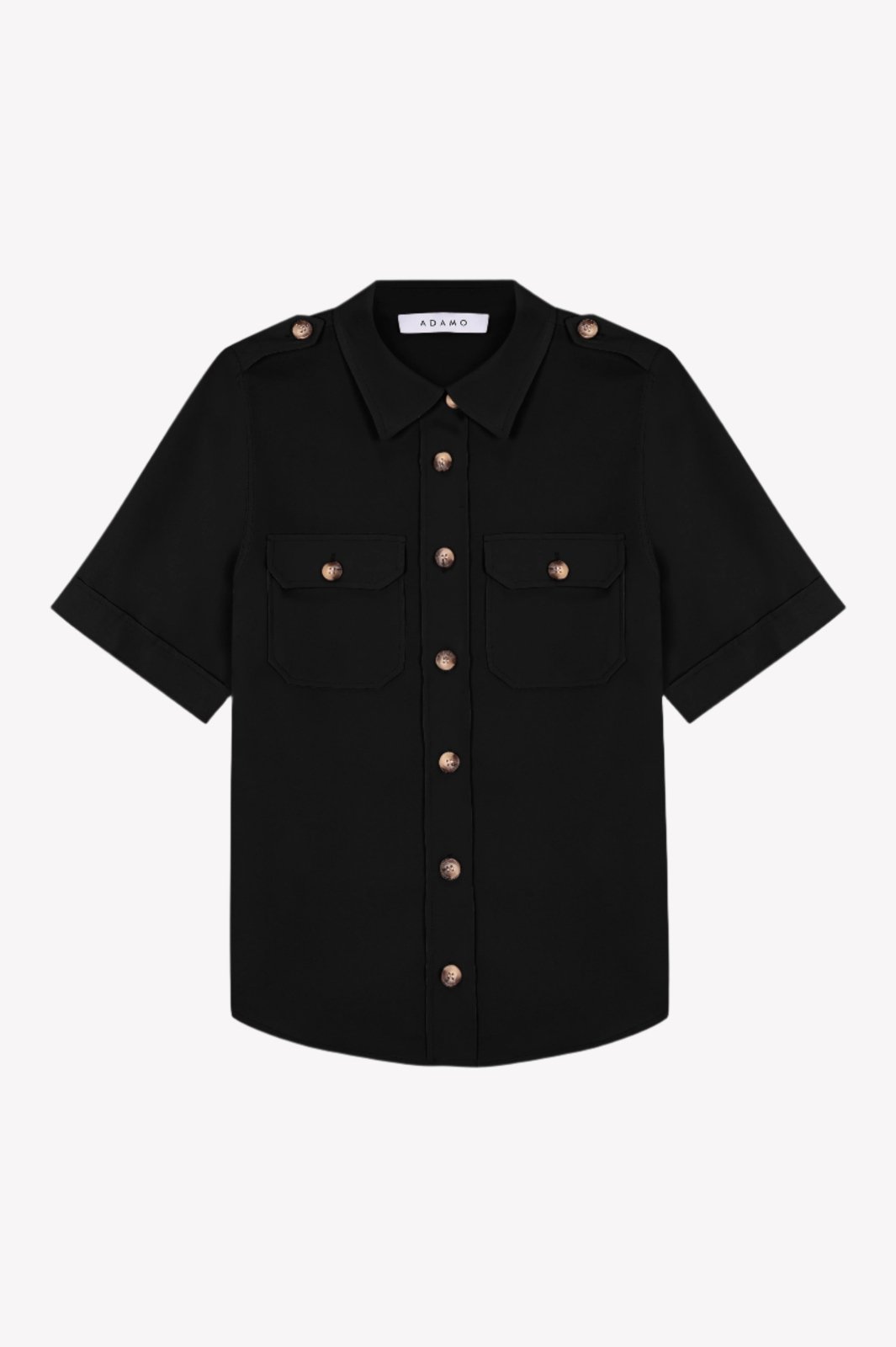 Muse Black Tailored Shirt - ADAMO