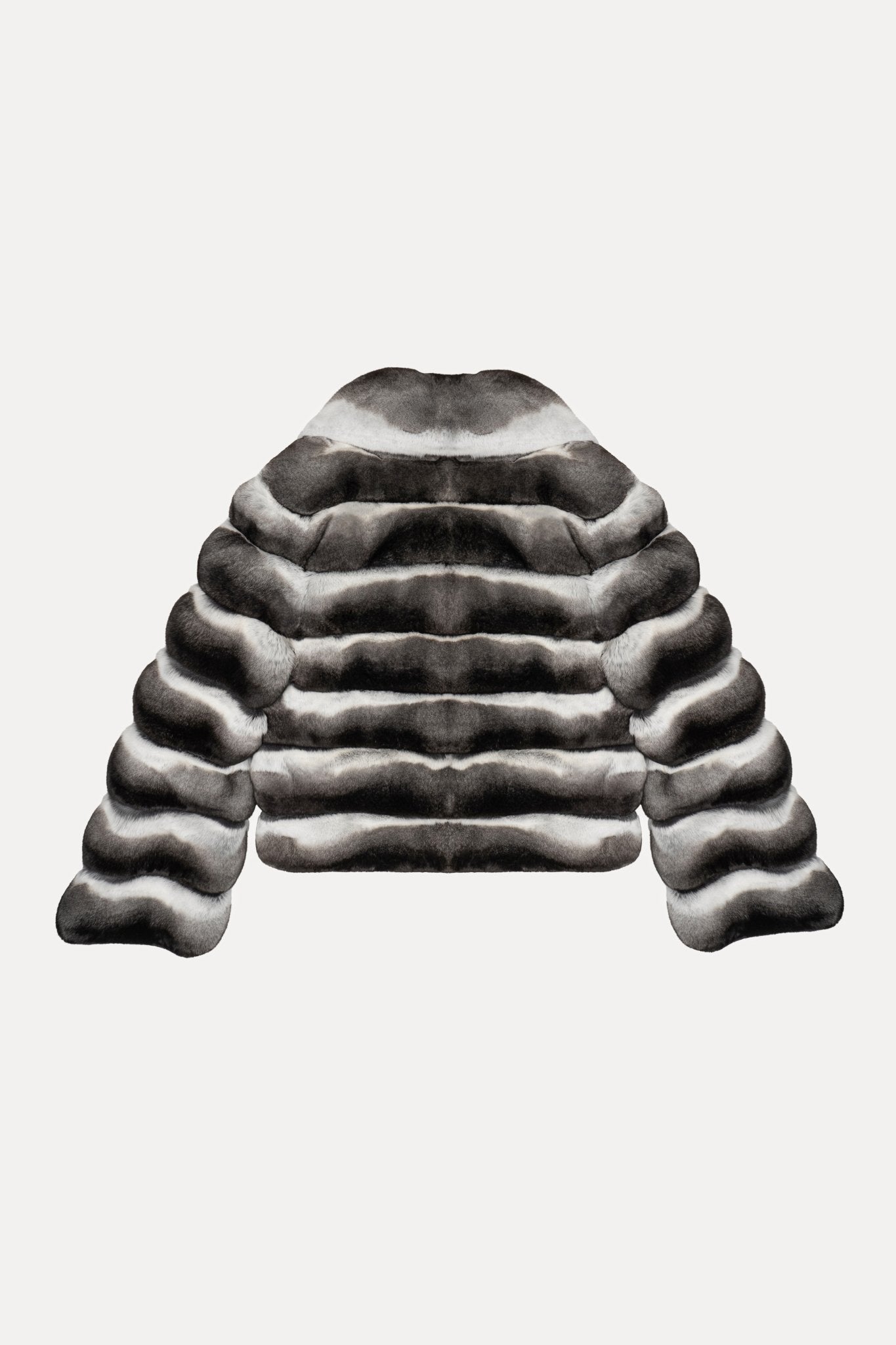 Natural Chinchilla Fur Jacket - ADAMO
