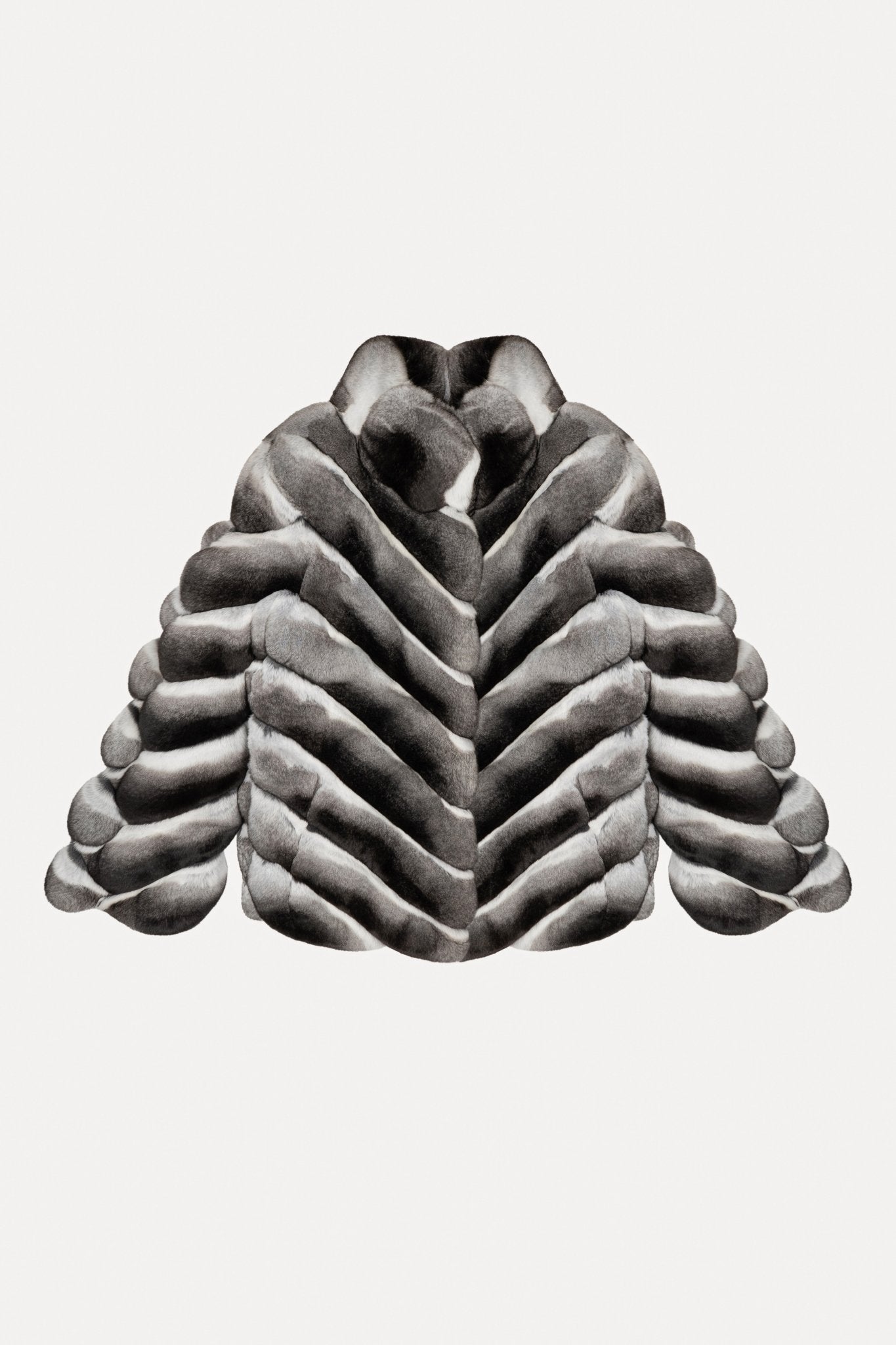 Natural Chinchilla Fur Jacket - ADAMO