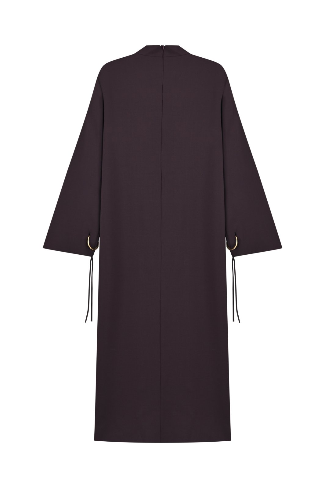 Noir Flowing Ruffle Dress - ADAMO