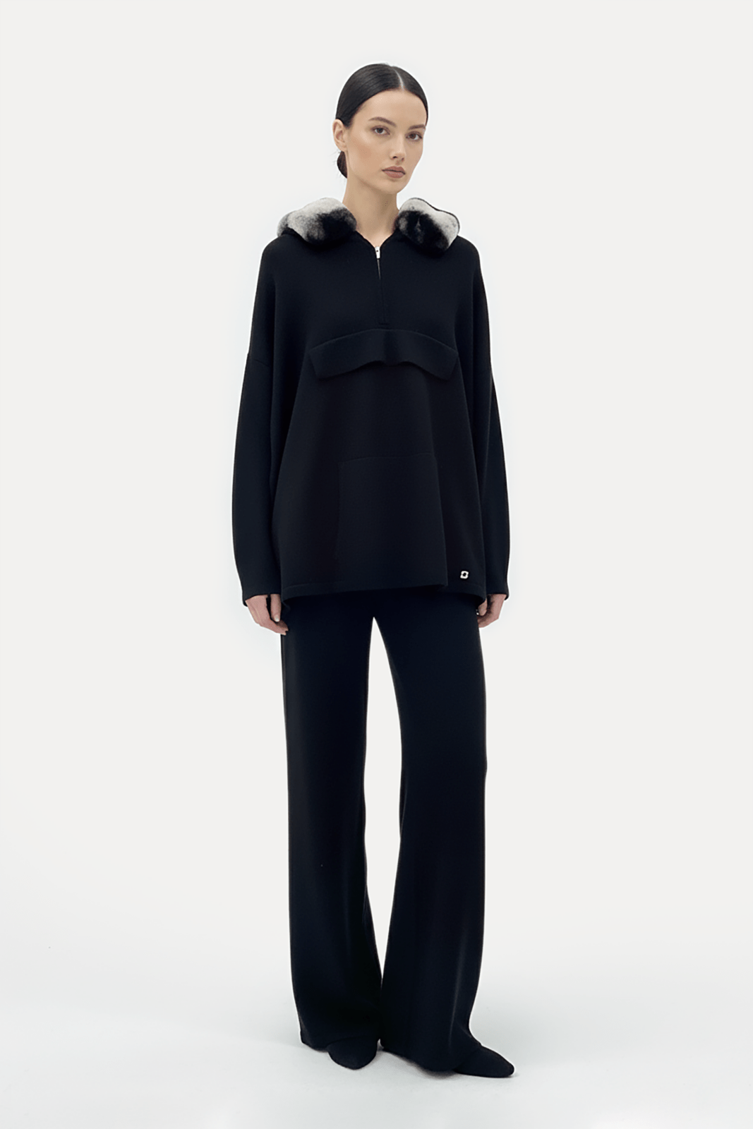 Noir Wool Knit Set - ADAMO
