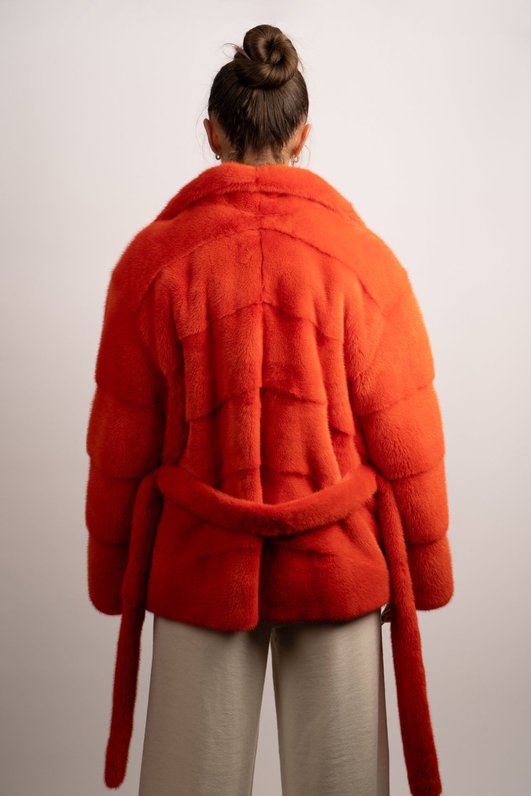 Orange Dream Mink Coat - ADAMO