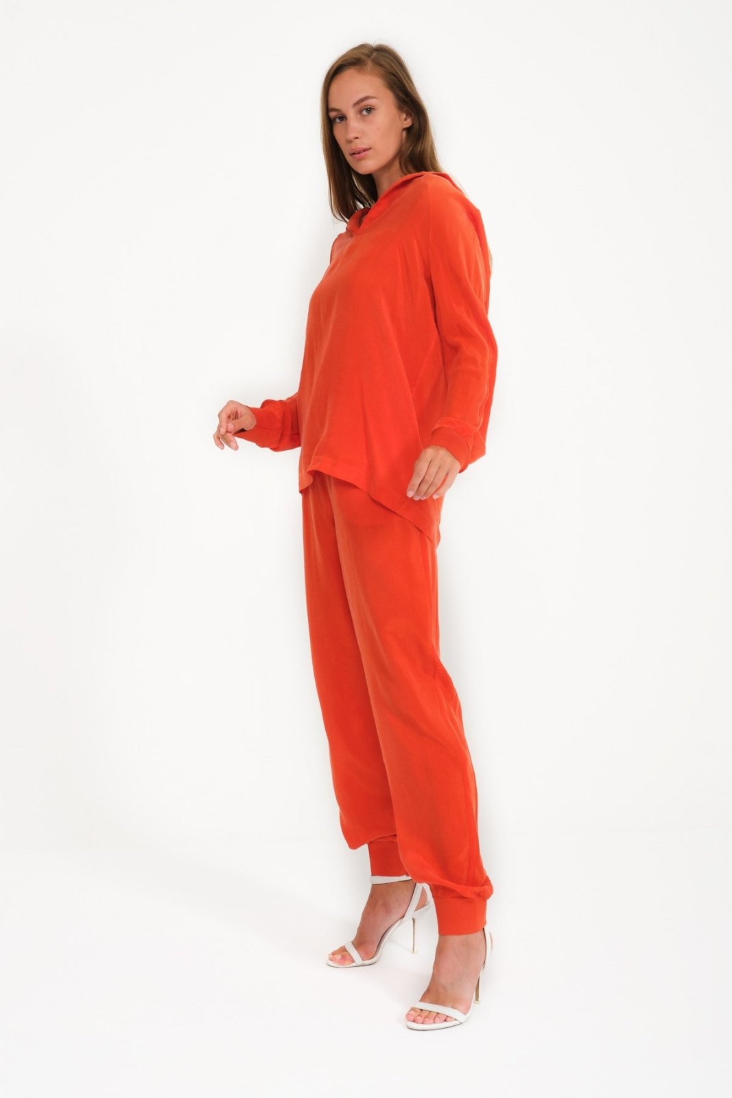 Orange Vegan Suit Set - ADAMO