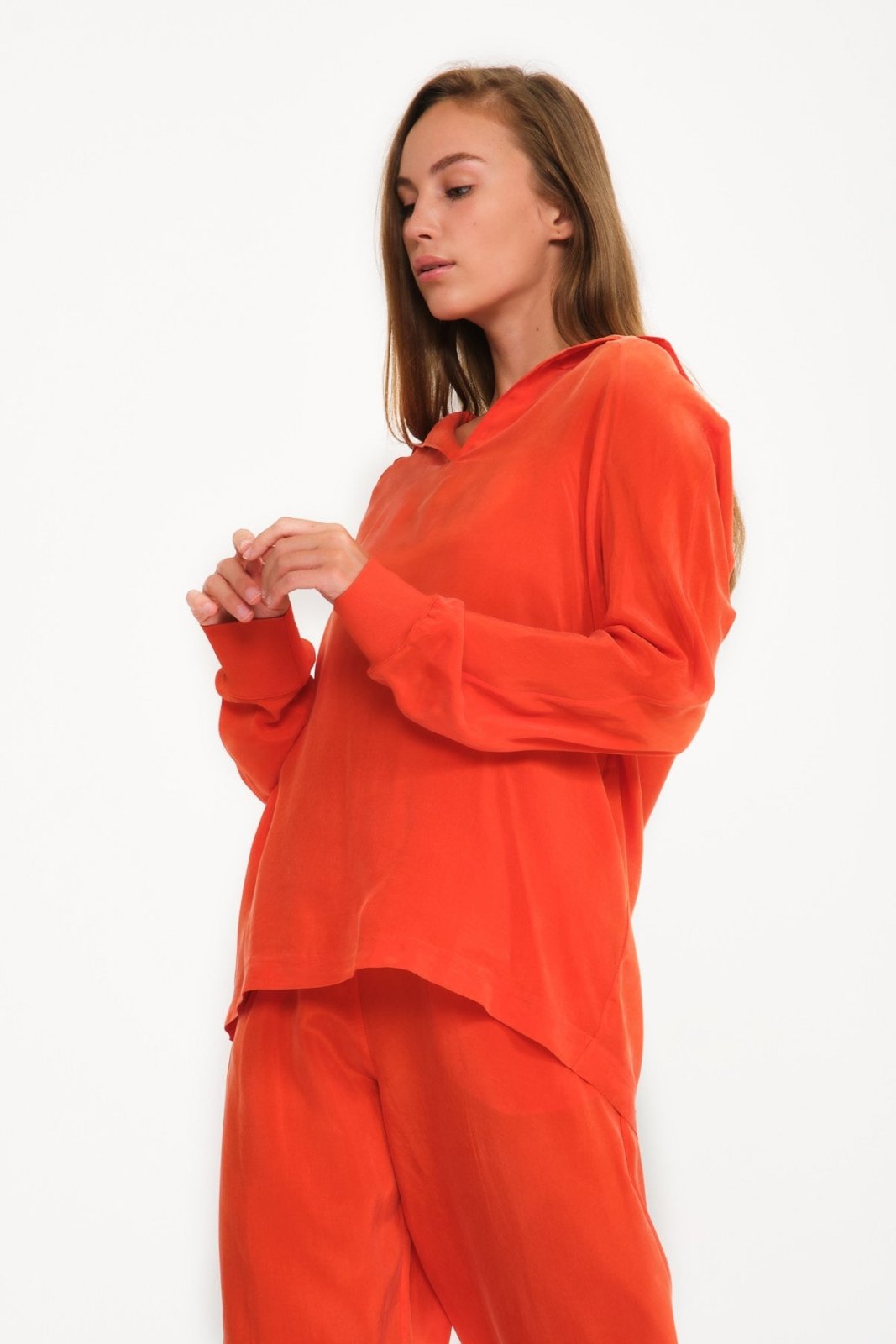 Orange Vegan Suit Set - ADAMO