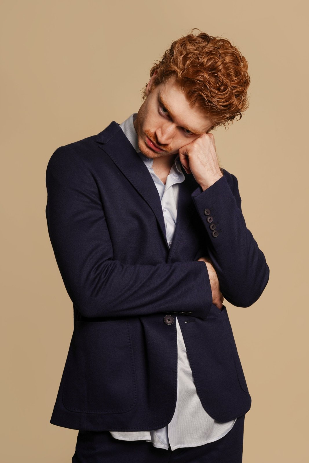 Oxford Indigo Blazer - ADAMO