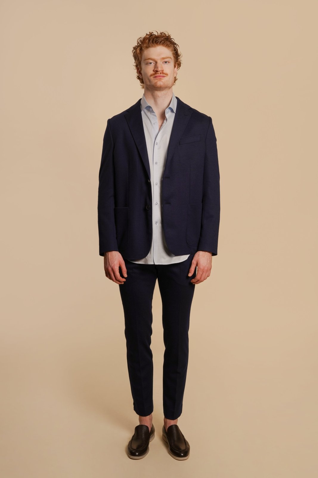 Oxford Indigo Blazer - ADAMO