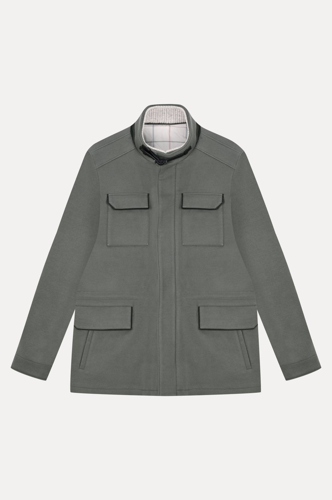 Pistachio Green Wool Jacket - ADAMO