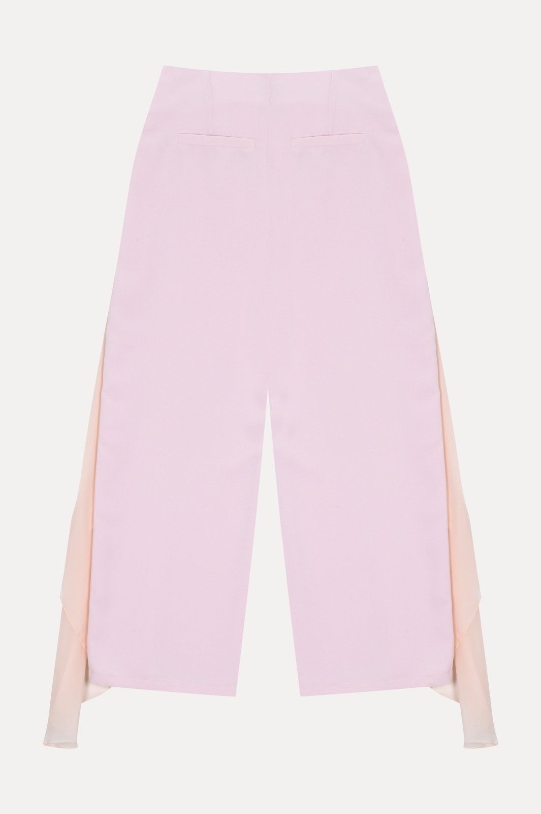 Powder Color Pleated Pants - ADAMO