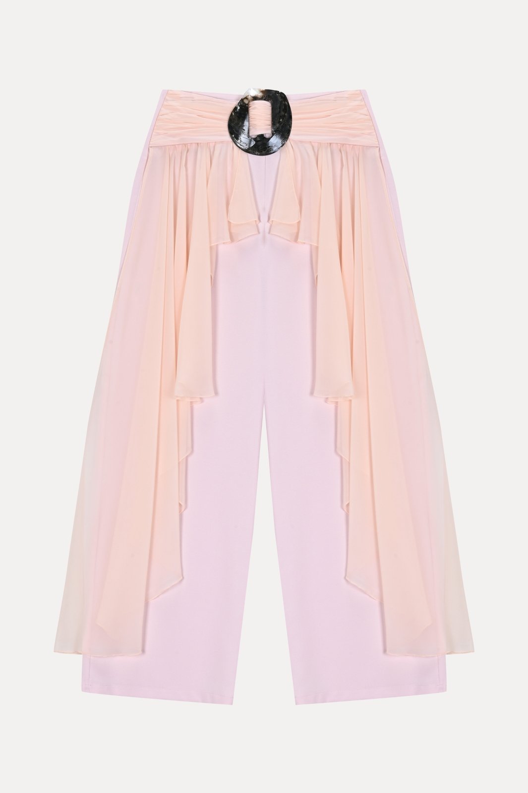 Powder Color Pleated Pants - ADAMO