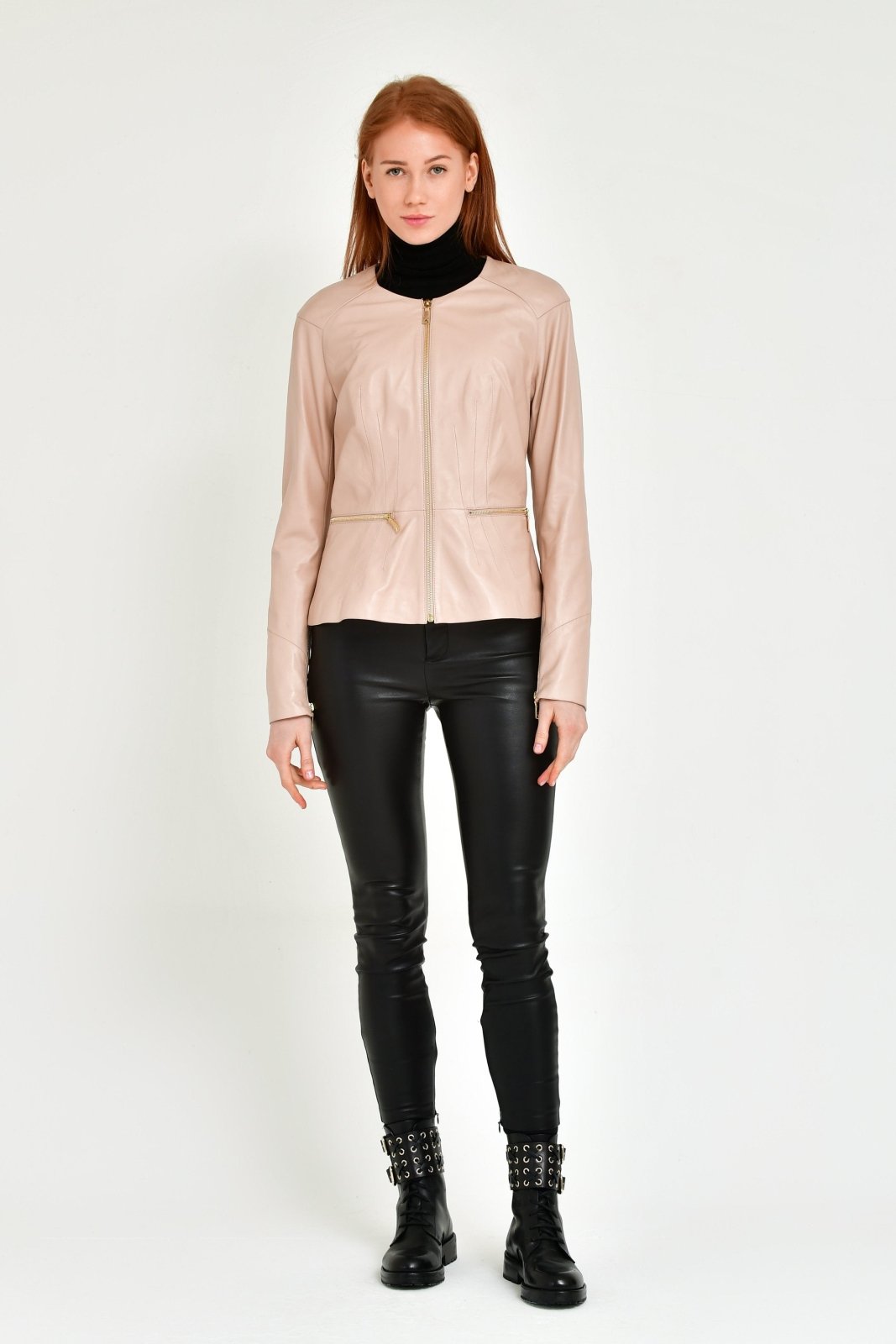 Powder Leather Jacket - ADAMO