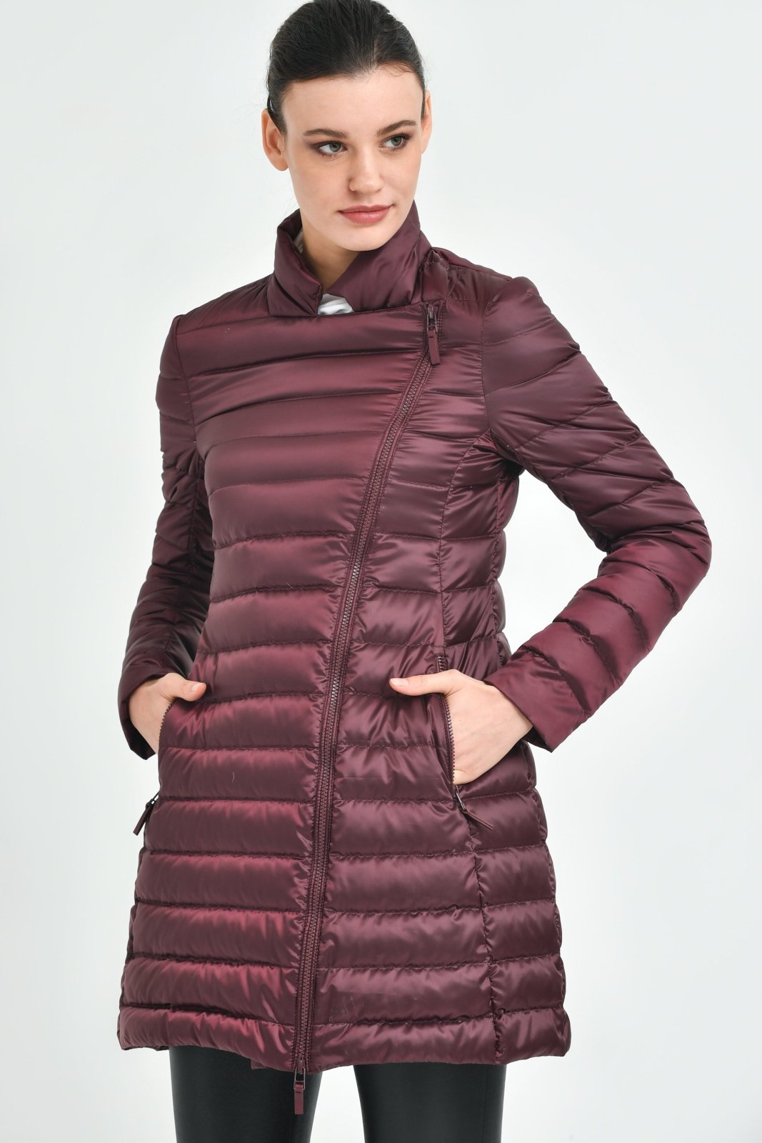 Red Puffer Coat - ADAMO