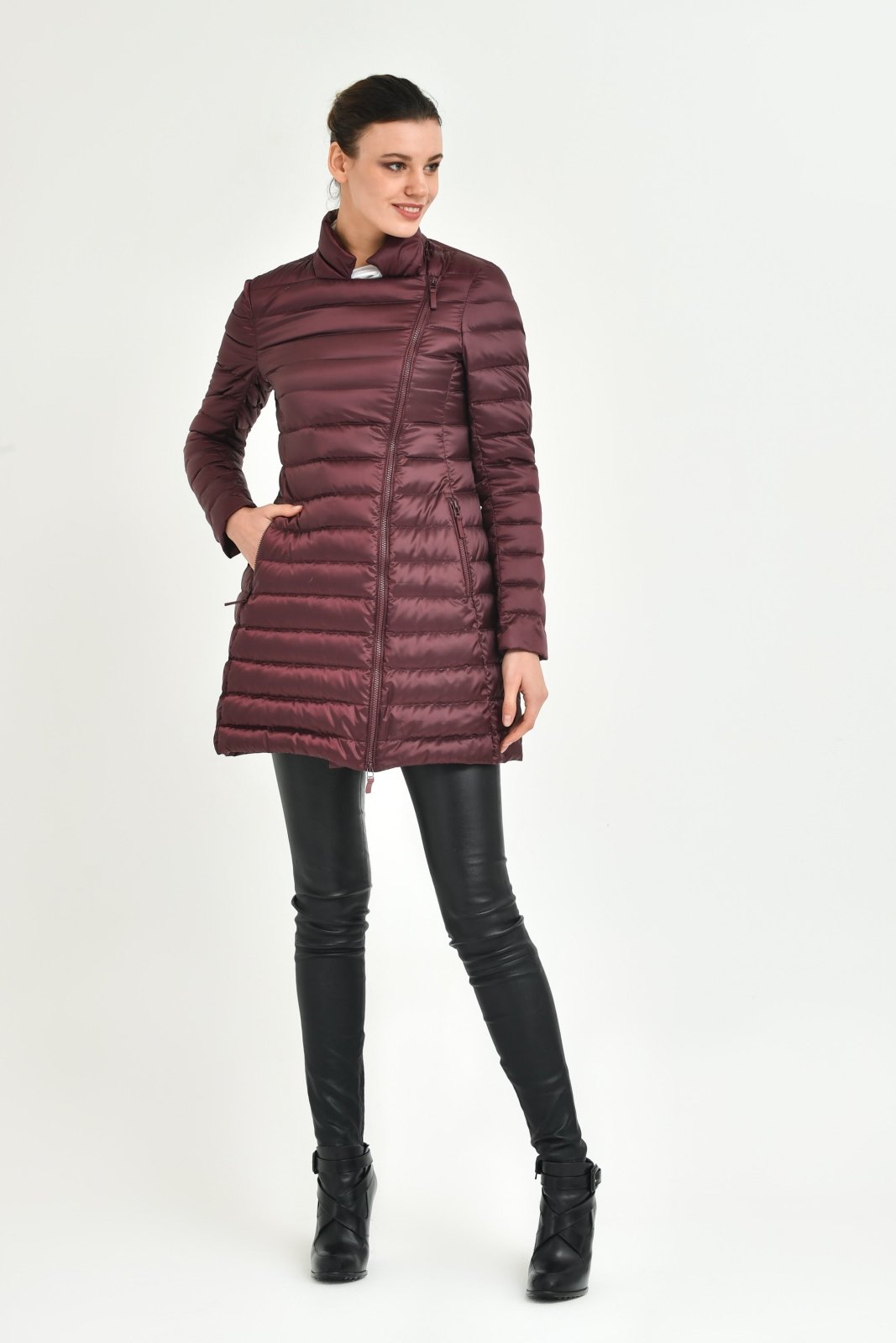 Red Puffer Coat - ADAMO