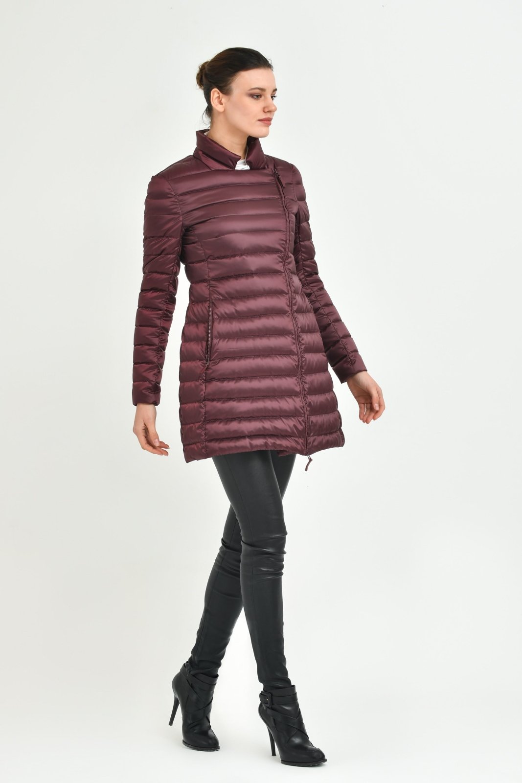 Red Puffer Coat - ADAMO