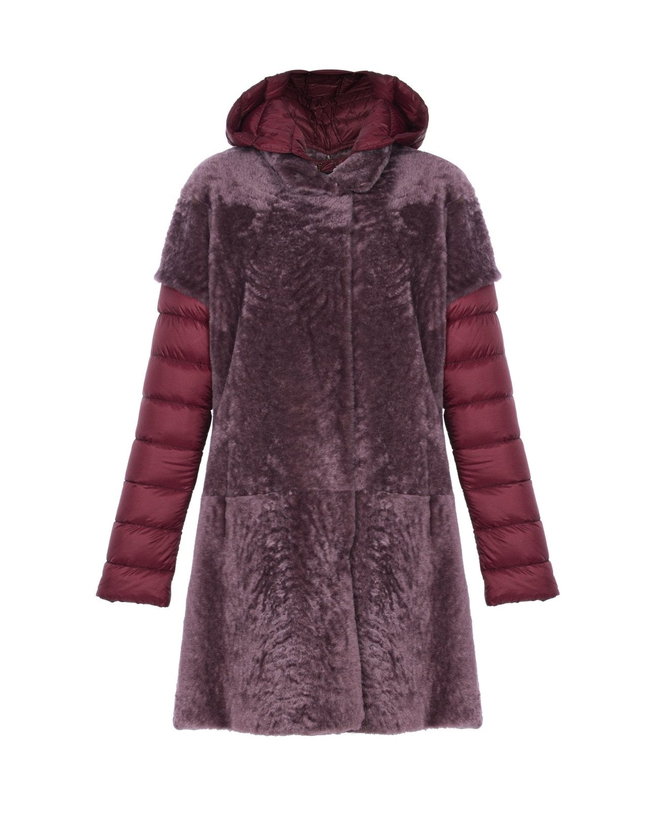 ADAMO - Red Shearling Coat