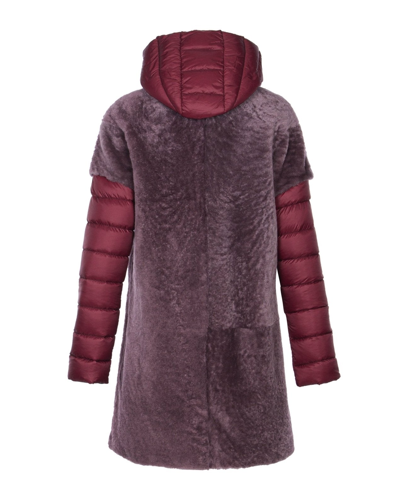 Red Shearling Coat - ADAMO