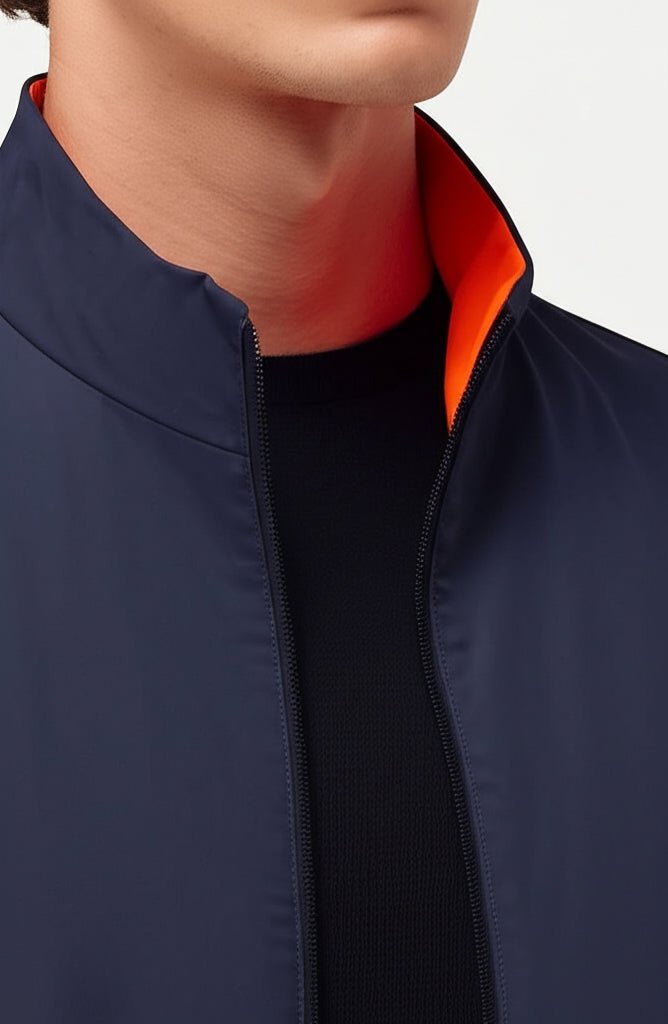 Reversible Technical Fabric Jacket - ADAMO