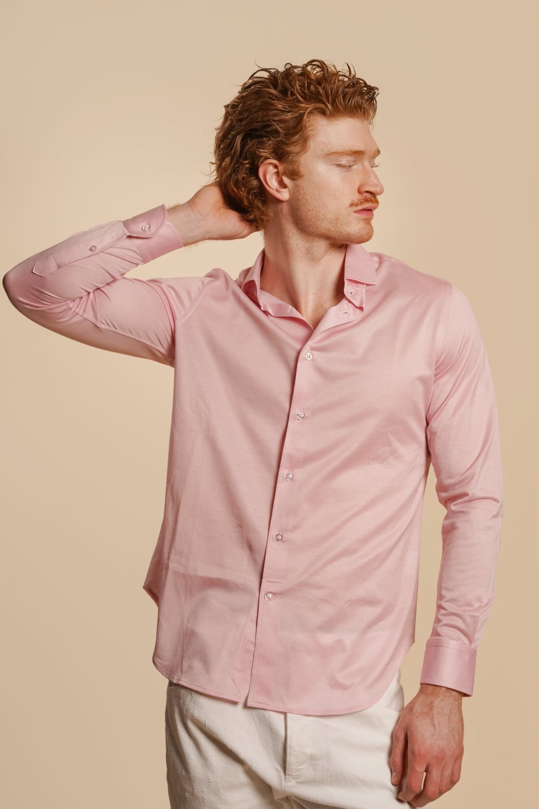 Rosewater Elegance Shirt - ADAMO