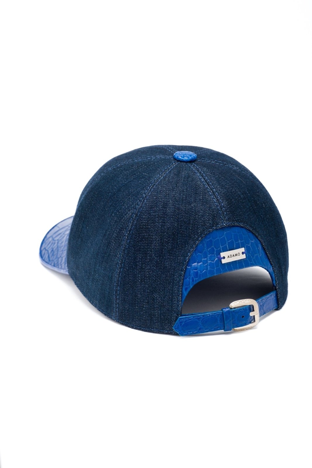 Royal Blue Crocodile Cap - ADAMO