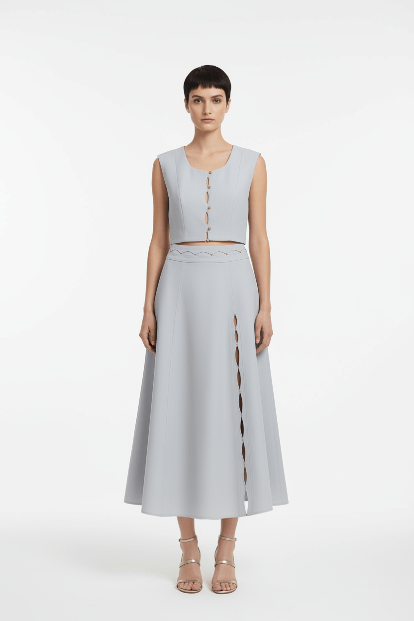Sahara Embroidered Skirt - ADAMO