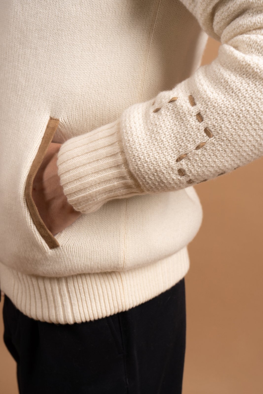 Serene Ivory Cashmere Jacket - ADAMO