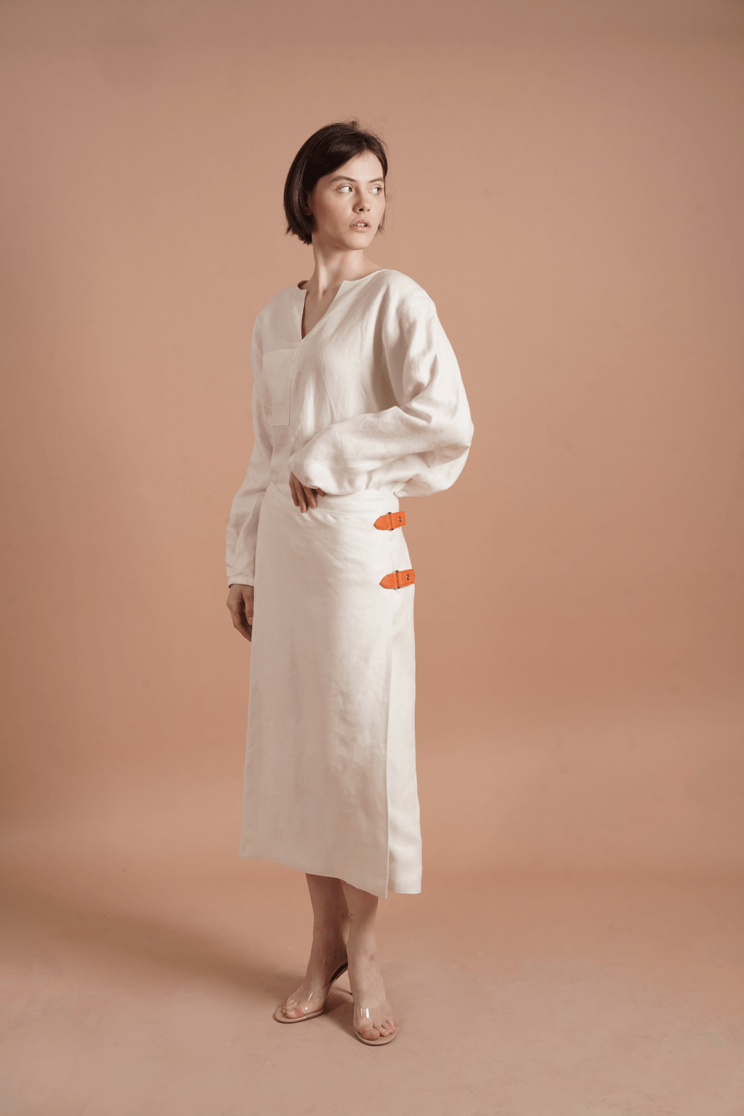 Serenity Linen Skirt - ADAMO