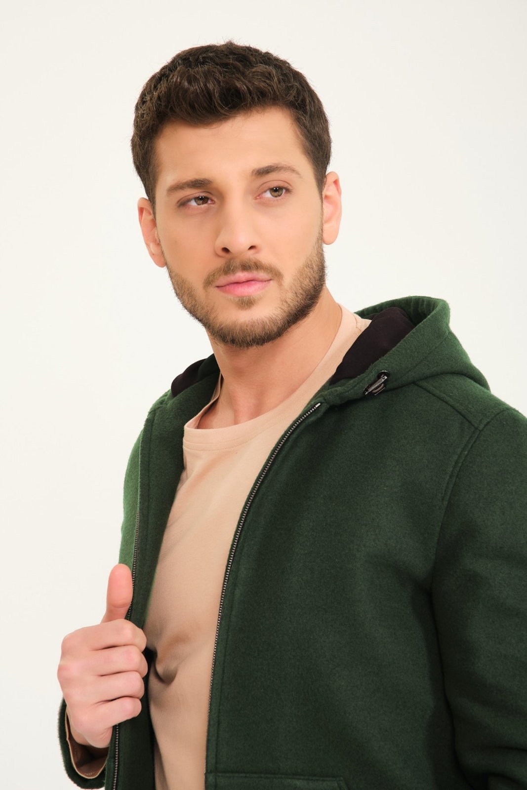 Sherwood Green Wool Coat - ADAMO