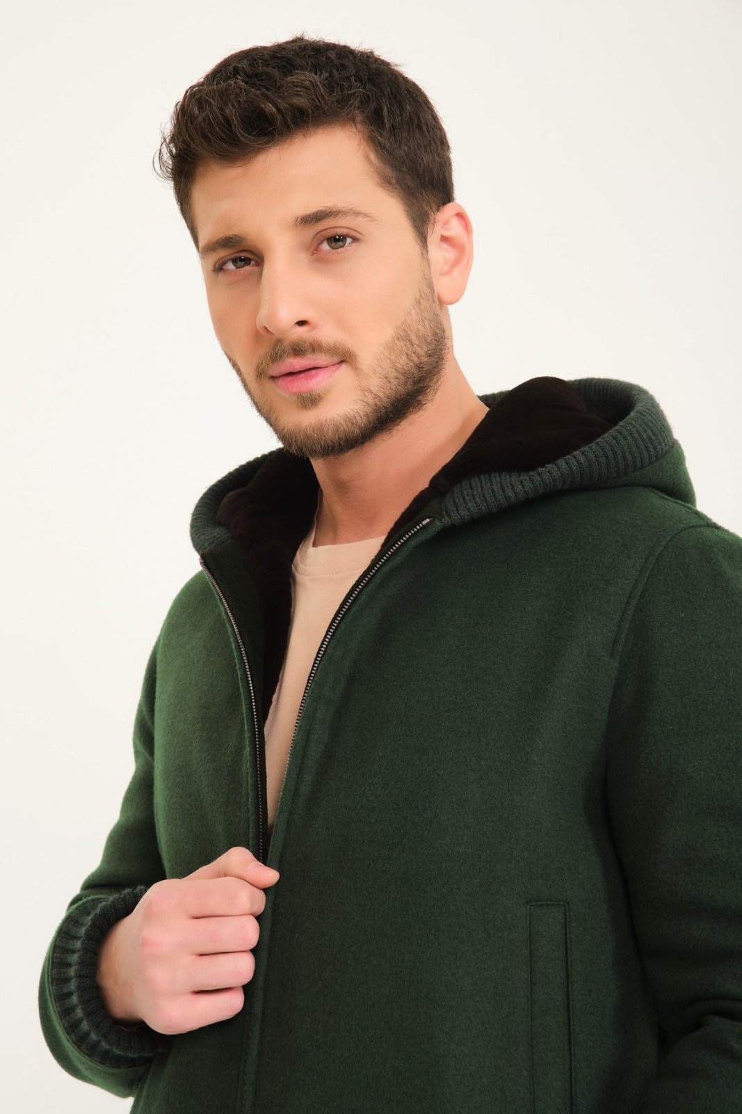 Sherwood Green Wool Jacket - ADAMO