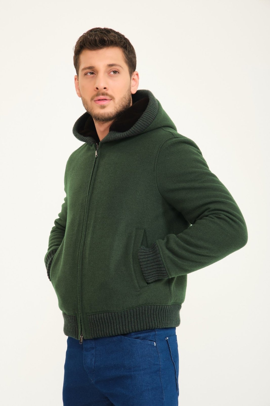 Sherwood Green Wool Jacket - ADAMO