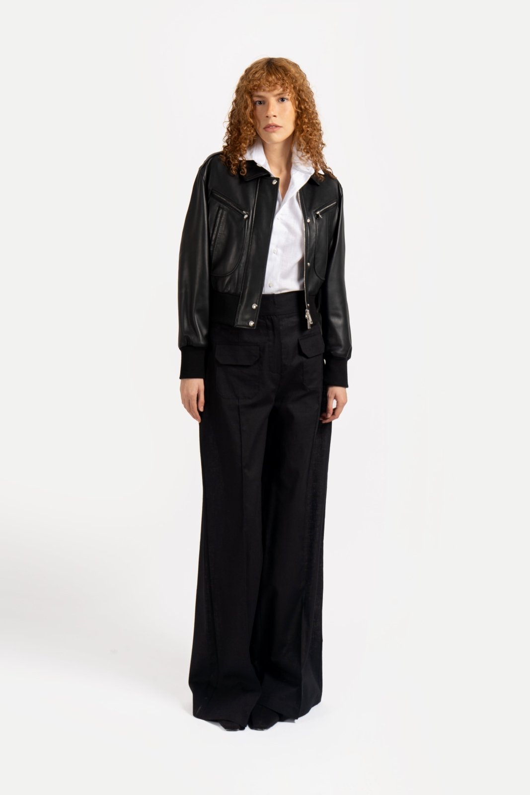 Sleek Leather Jacket - ADAMO