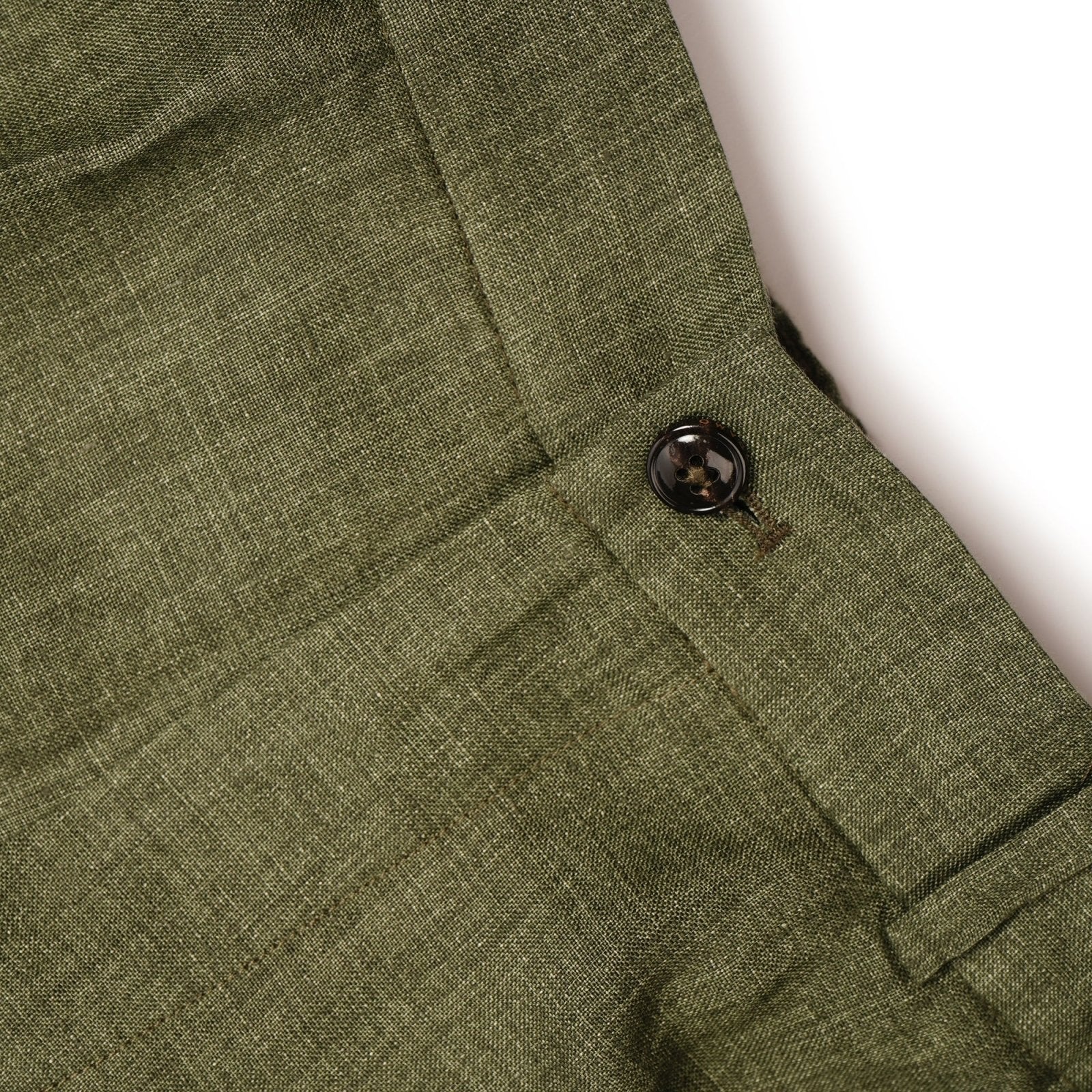 Sophisticated Olive Green Trousers - ADAMO