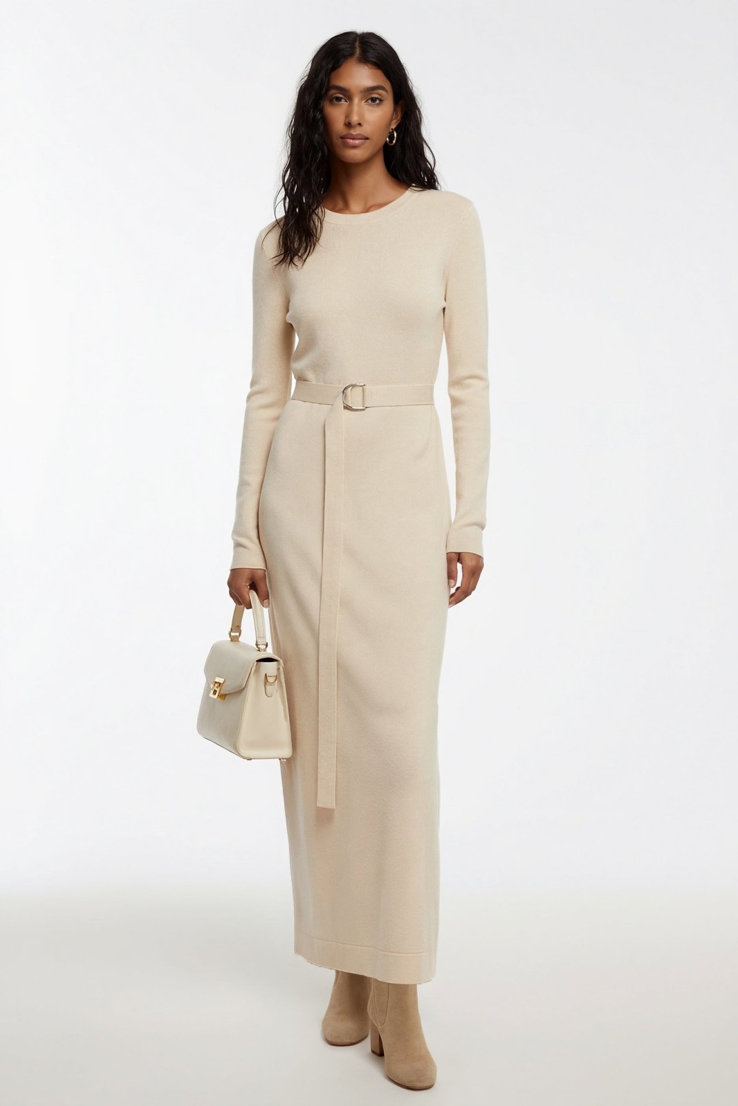 Stone Belted Dress - ADAMO
