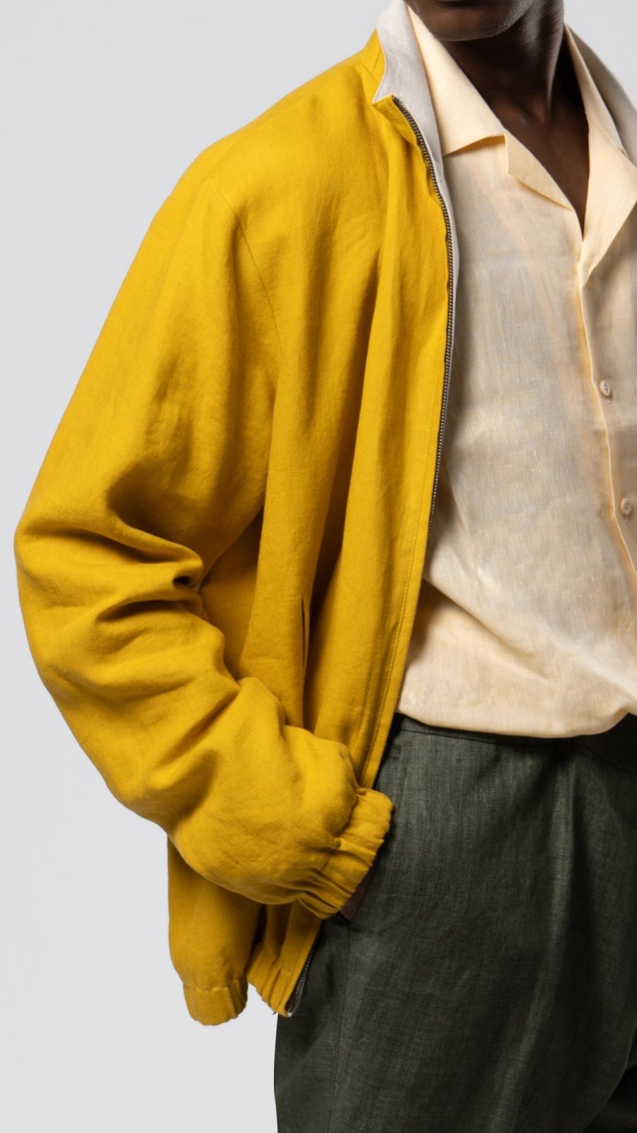 Sunburst Linen Jacket - ADAMO