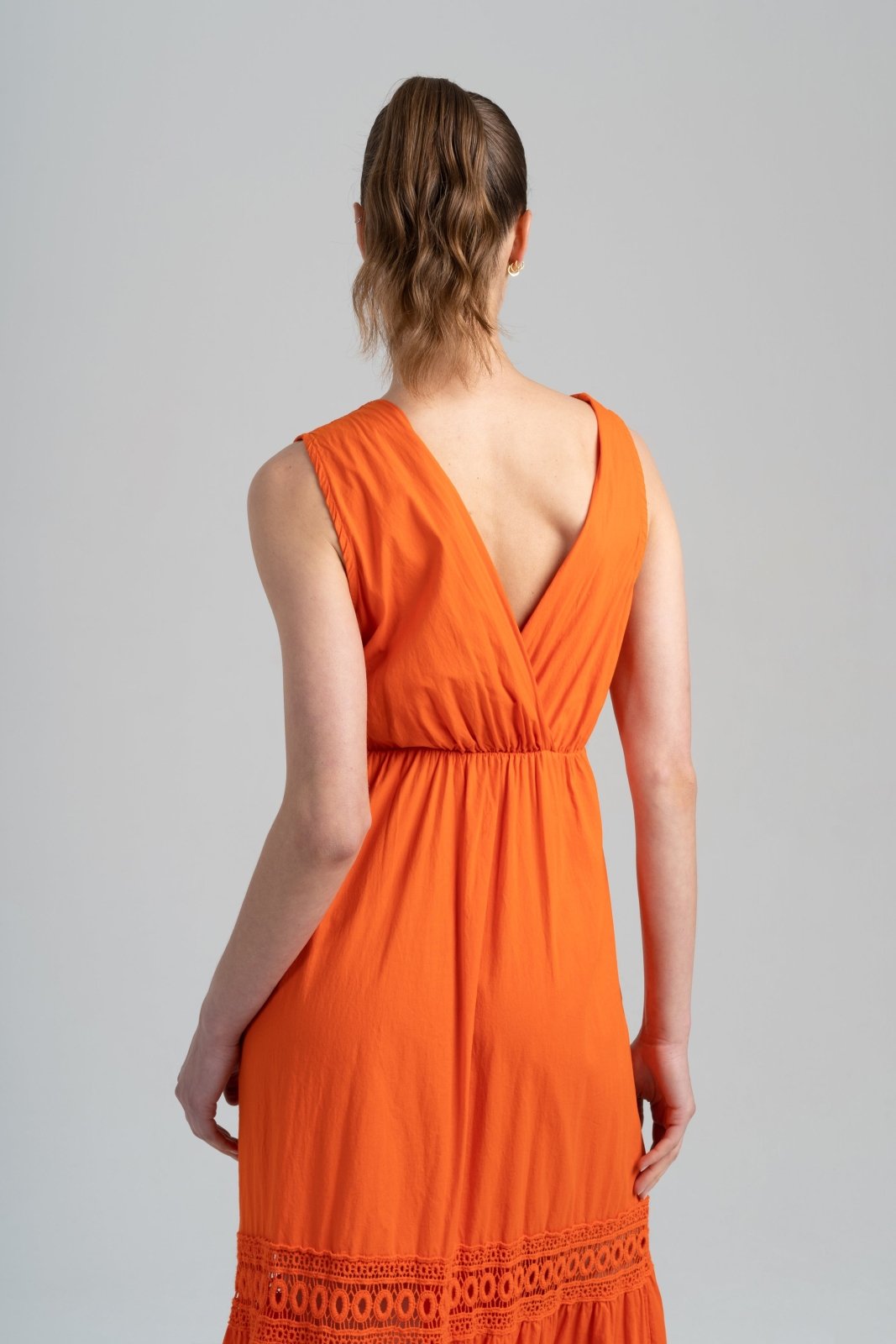 Sunset Glow Sleeveless Dress - ADAMO