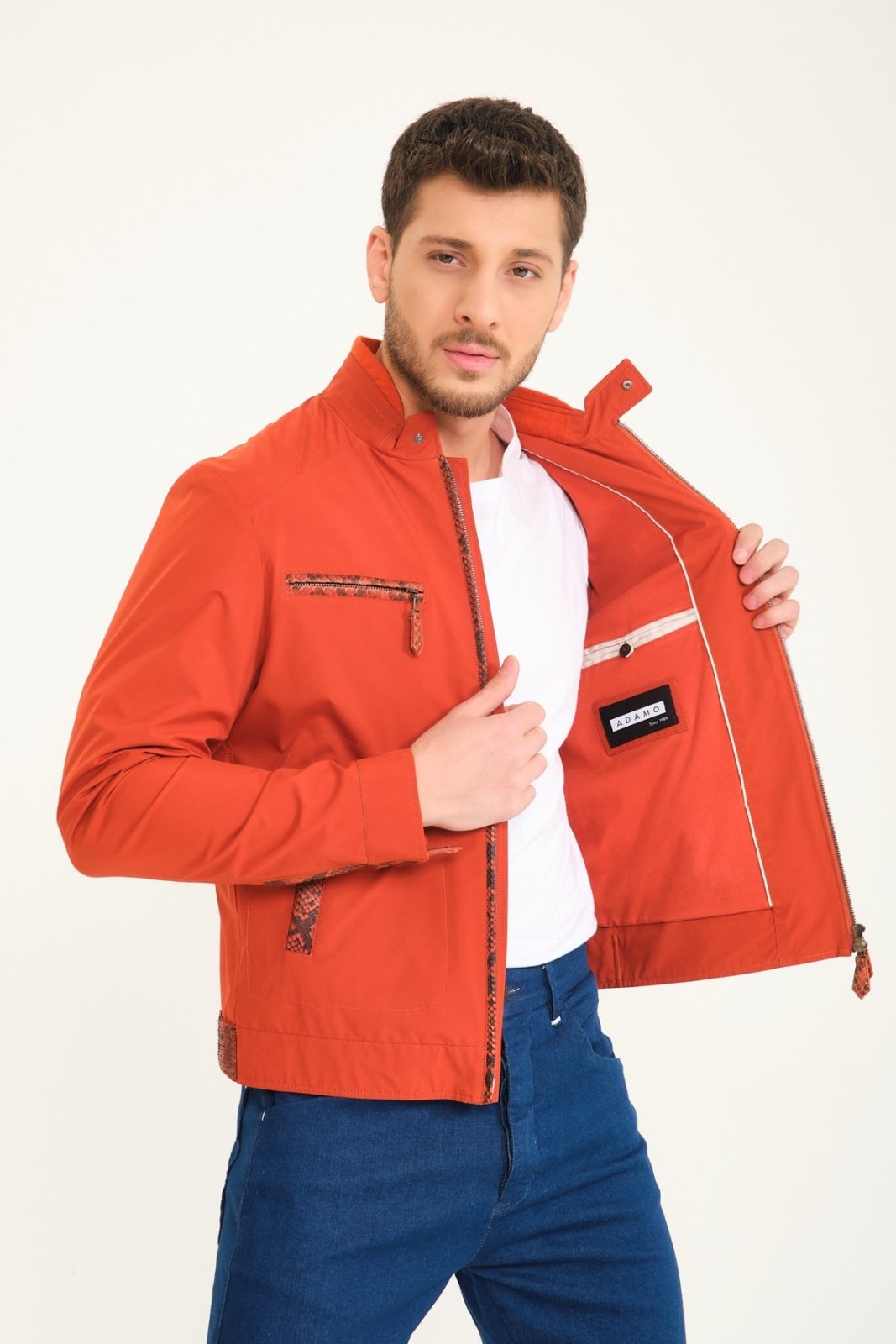 Terracotta Waterproof Jacket - ADAMO