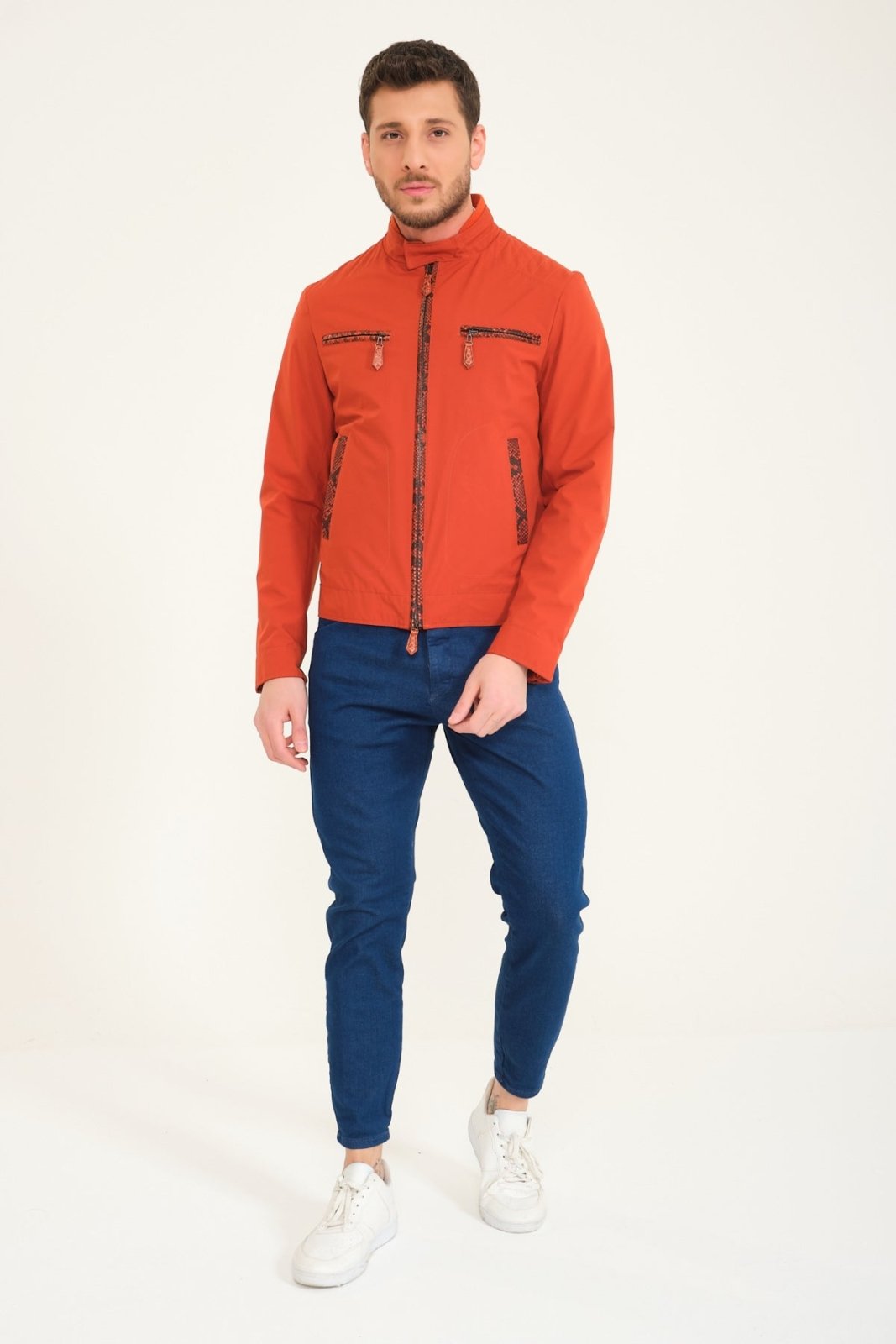 Terracotta Waterproof Jacket - ADAMO