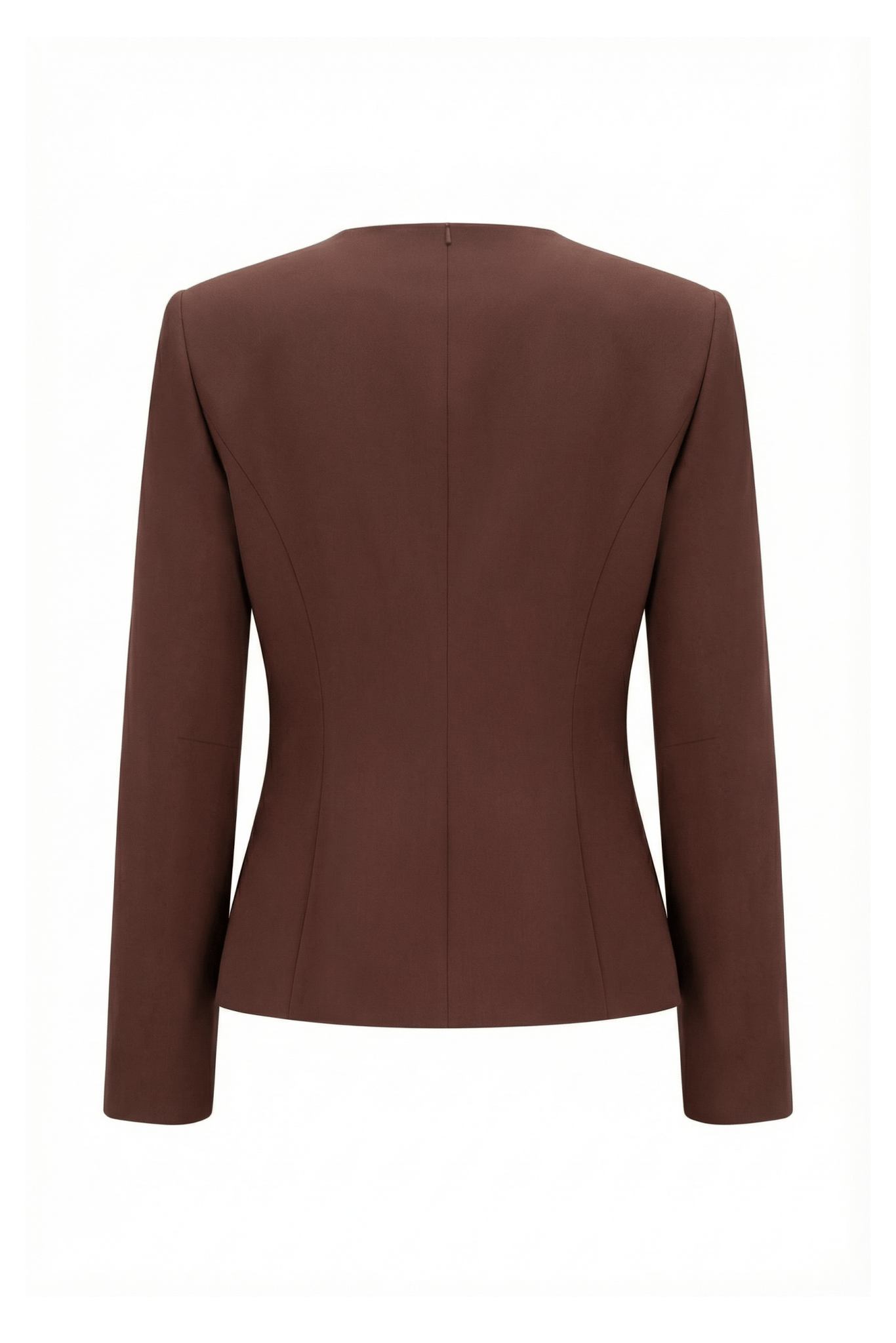 The Espresso Architectural Ruffle Suit - ADAMO