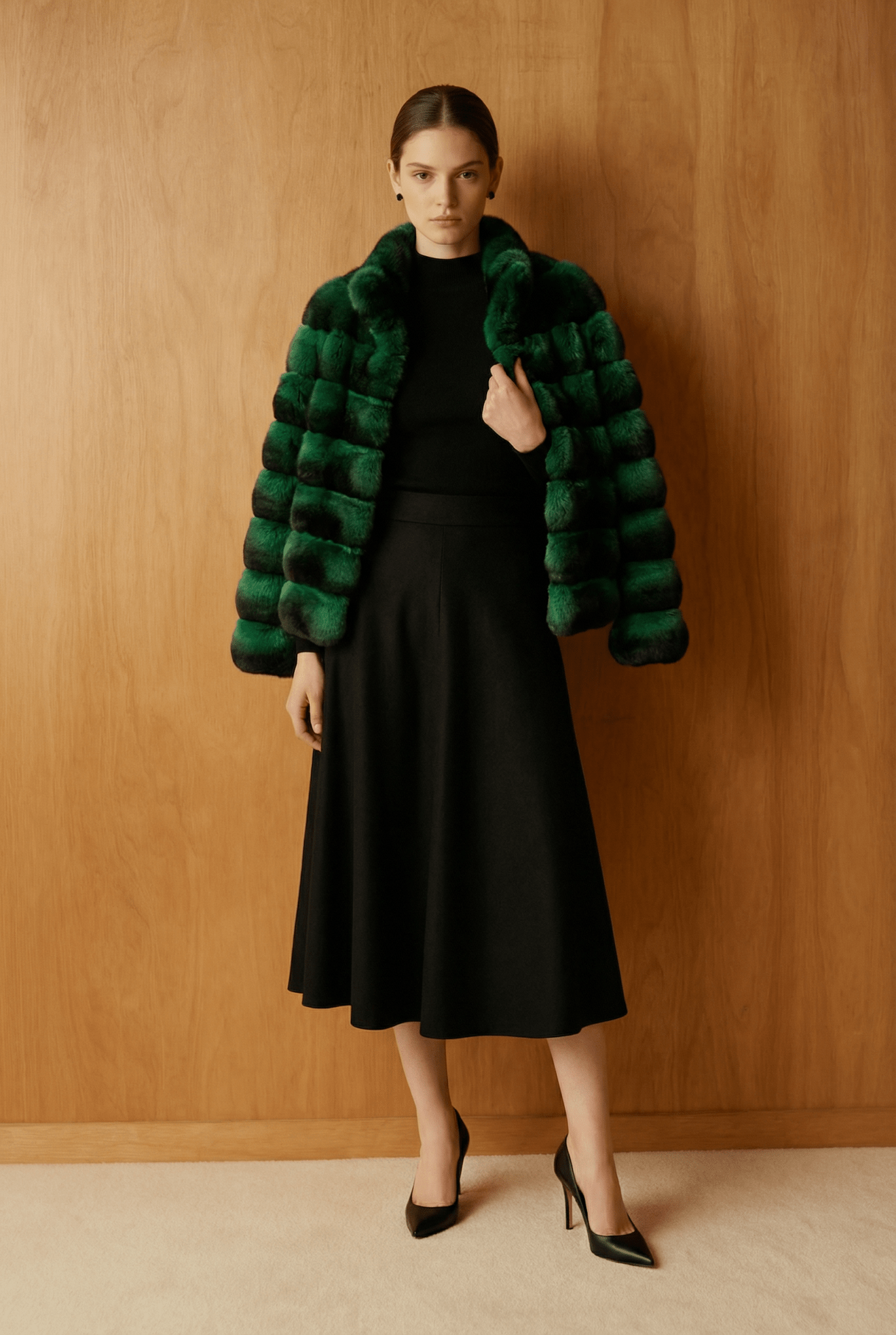 The Sovereign Chinchilla Coat - ADAMO