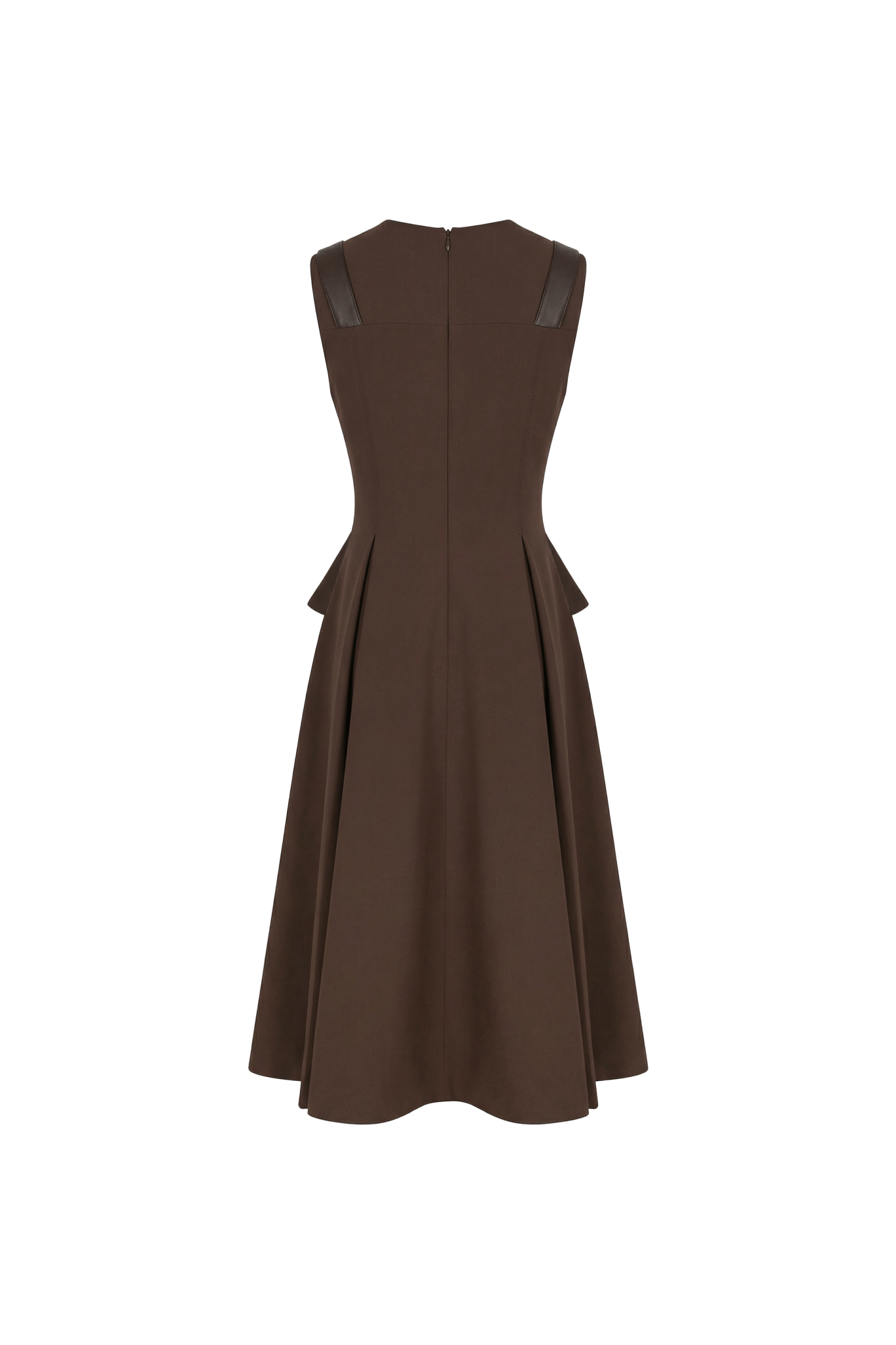The Umber Architectural Drape Dress - ADAMO