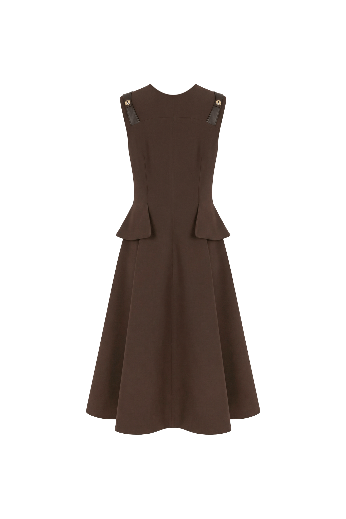 The Umber Architectural Drape Dress - ADAMO