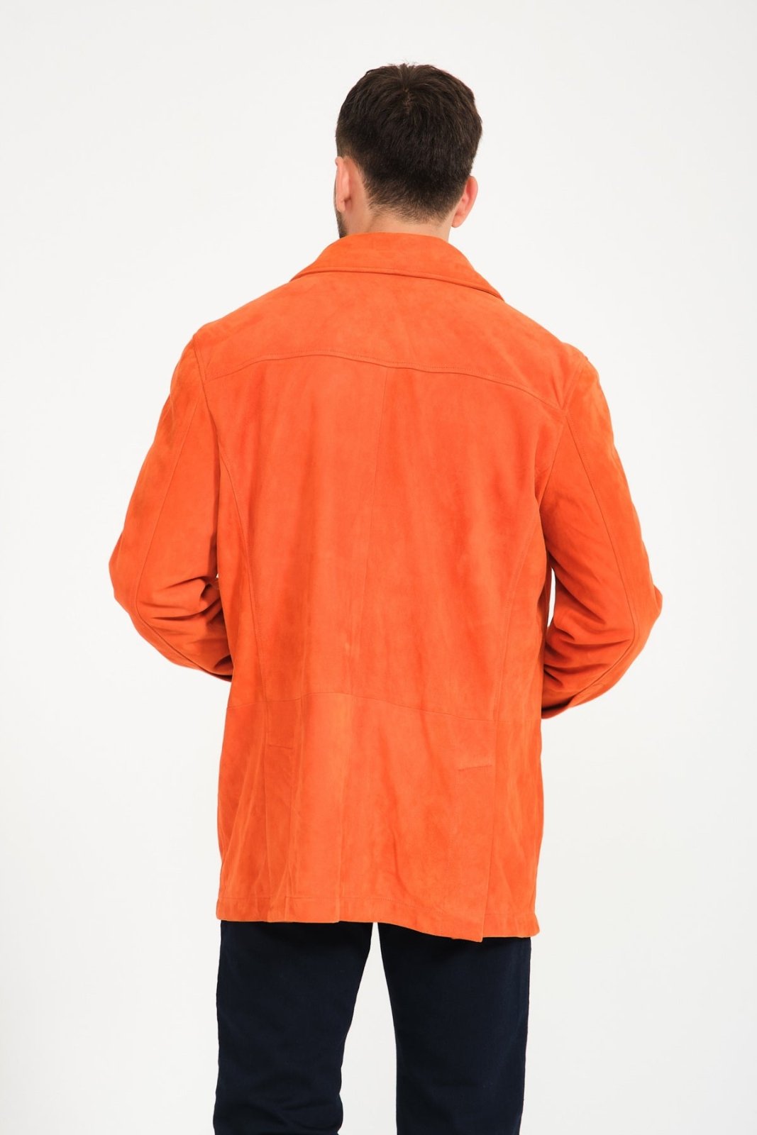 Tile Color Suede Jacket - ADAMO