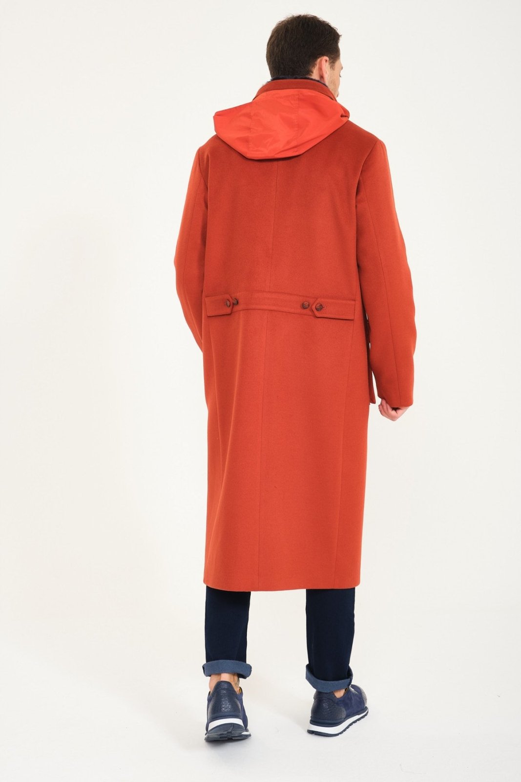 Tile Wool & Rex Fur Coat - ADAMO