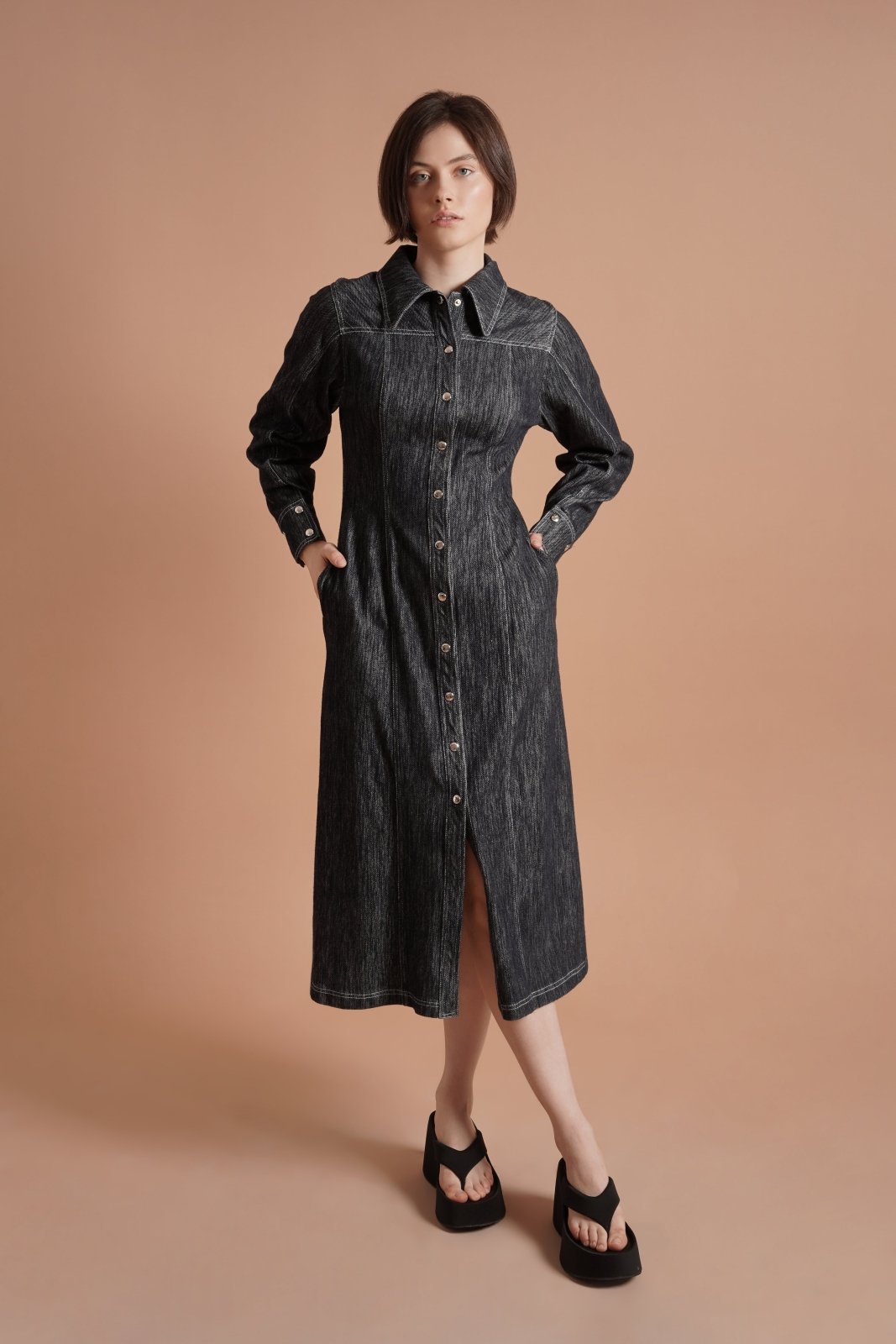 Urban Denim Dress - ADAMO