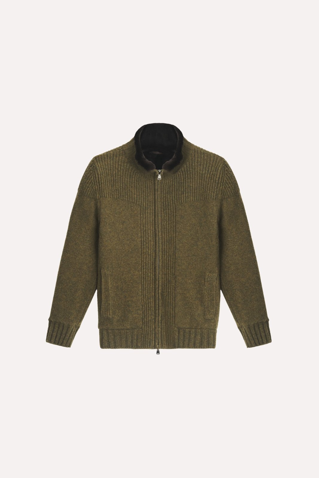 Verdant Haven Wool Cardigan - ADAMO