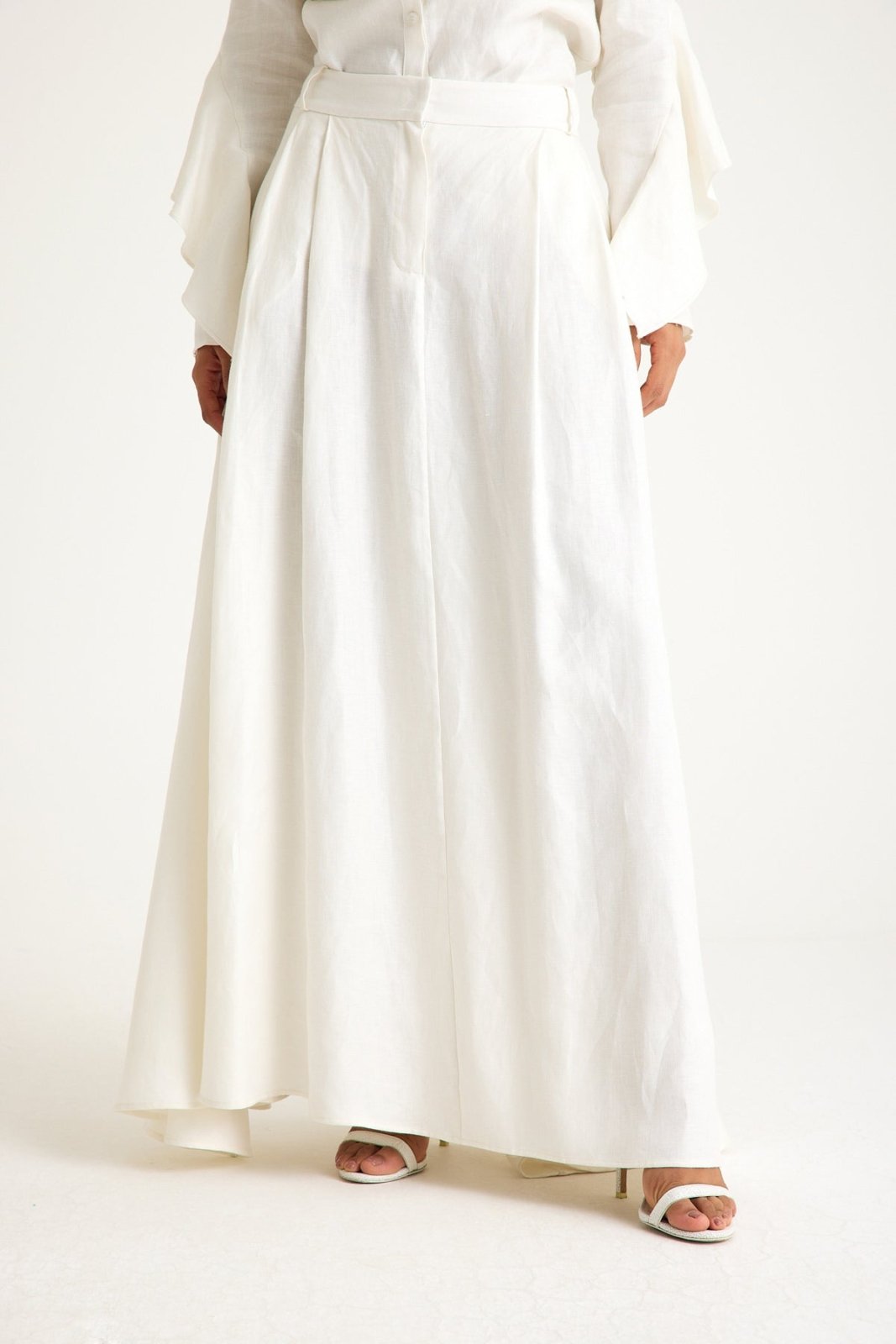 White Maxi Skirt - ADAMO