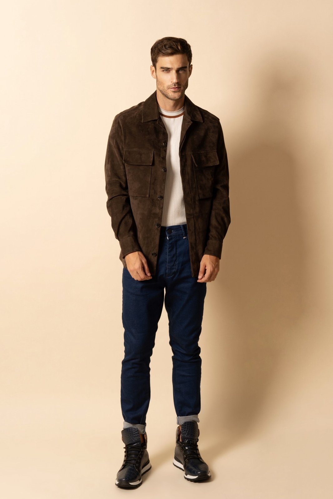 Woodland Suede Coat - ADAMO