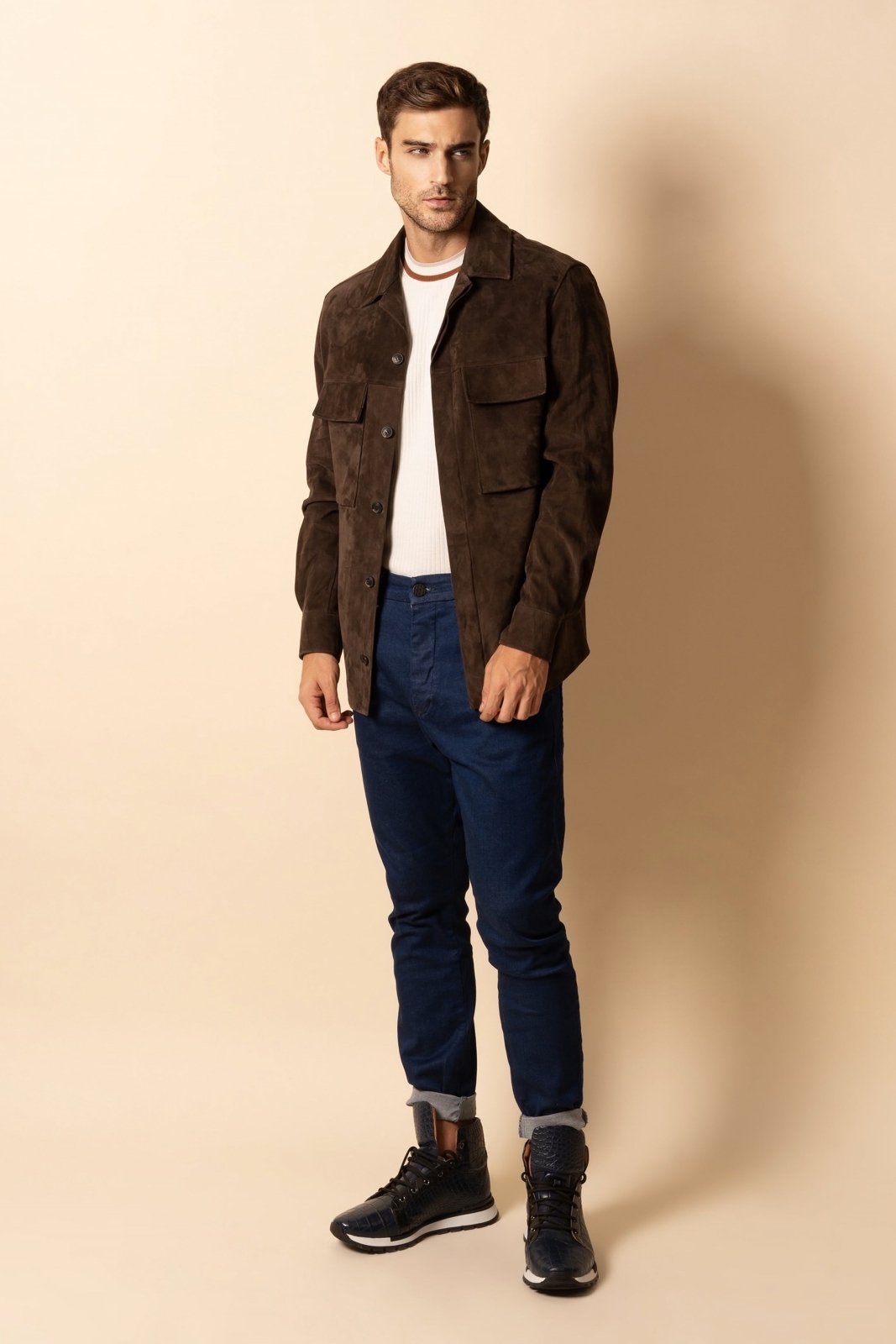 Woodland Suede Coat - ADAMO