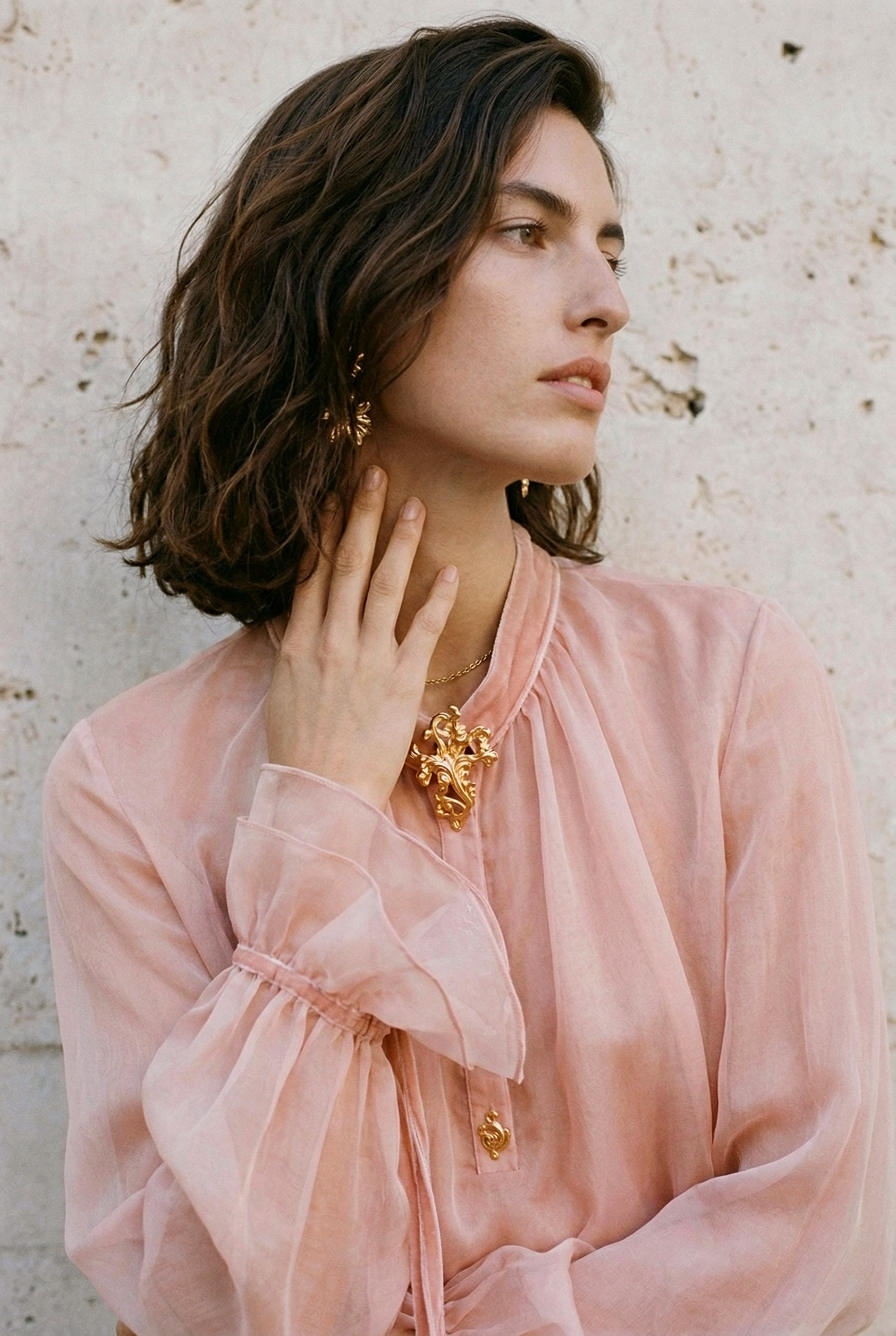 Rosa Vela Silk Organza Blouse