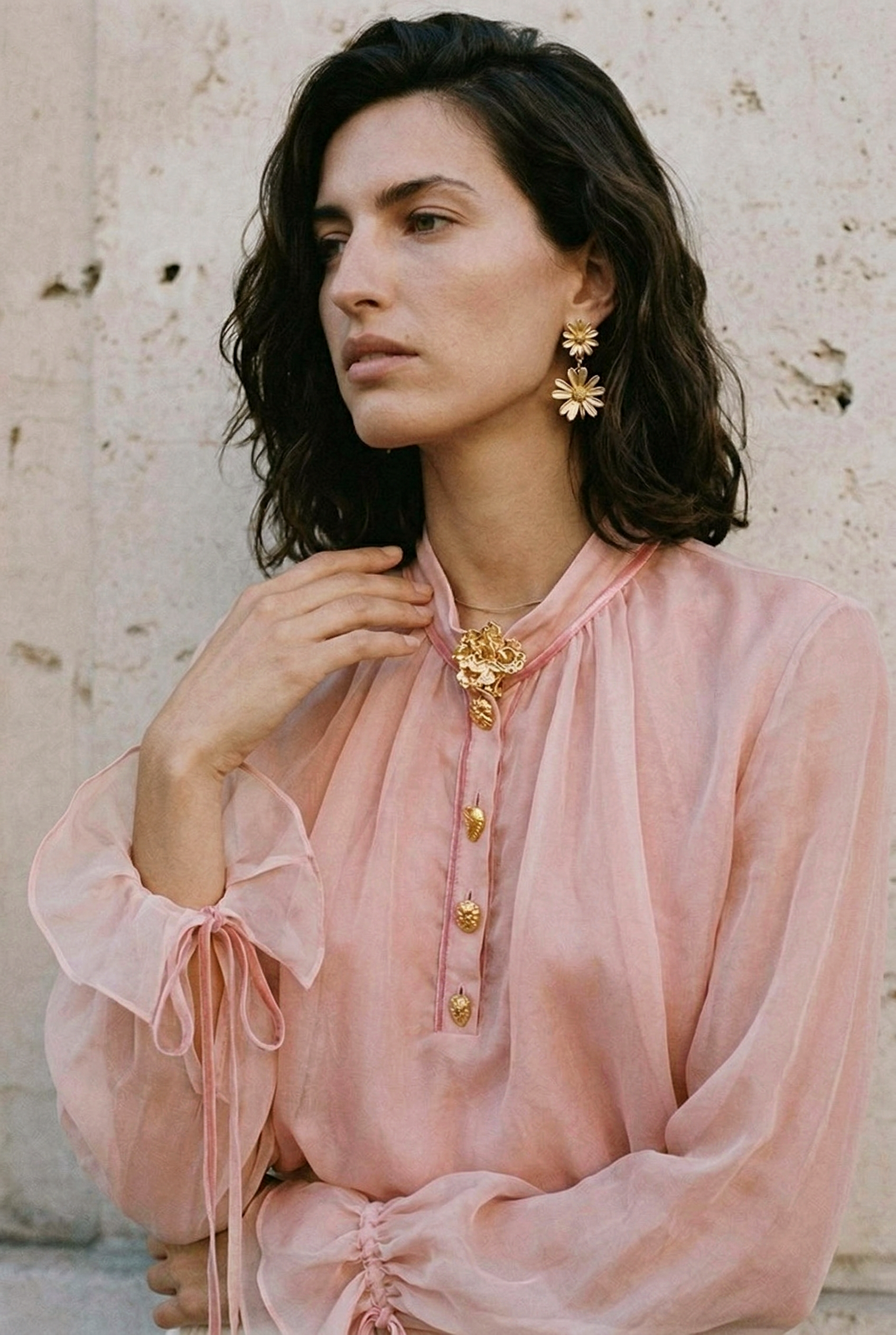 Rosa Vela Silk Organza Blouse