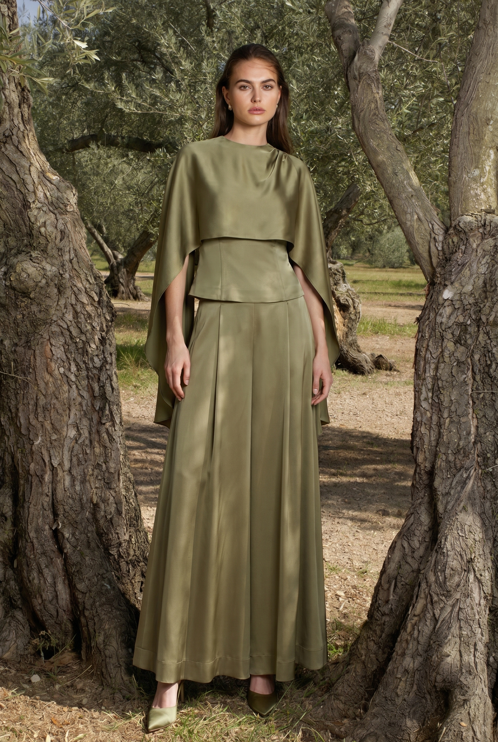 Selvaré Satin Flow Skirt