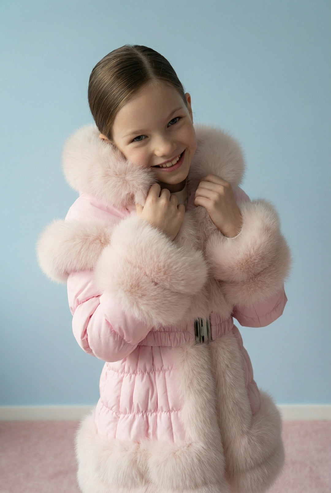 Petite Royale Fox Trim Jacket